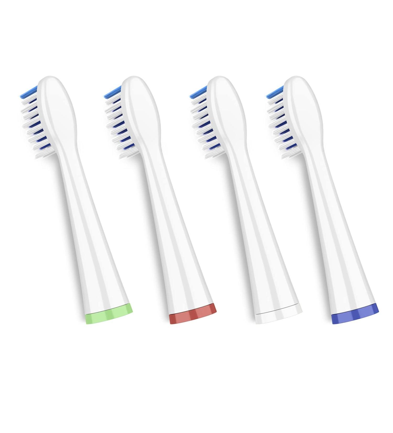 SRRB-4W Replacement Brush Heads for Waterpik Sensonic & Complete Care Series - Compatible with SR-3000, WP-900, WP-950, WP-952, WP-940 - Ortho Care - Pack of 4 - Buy Online on GoSupps.com