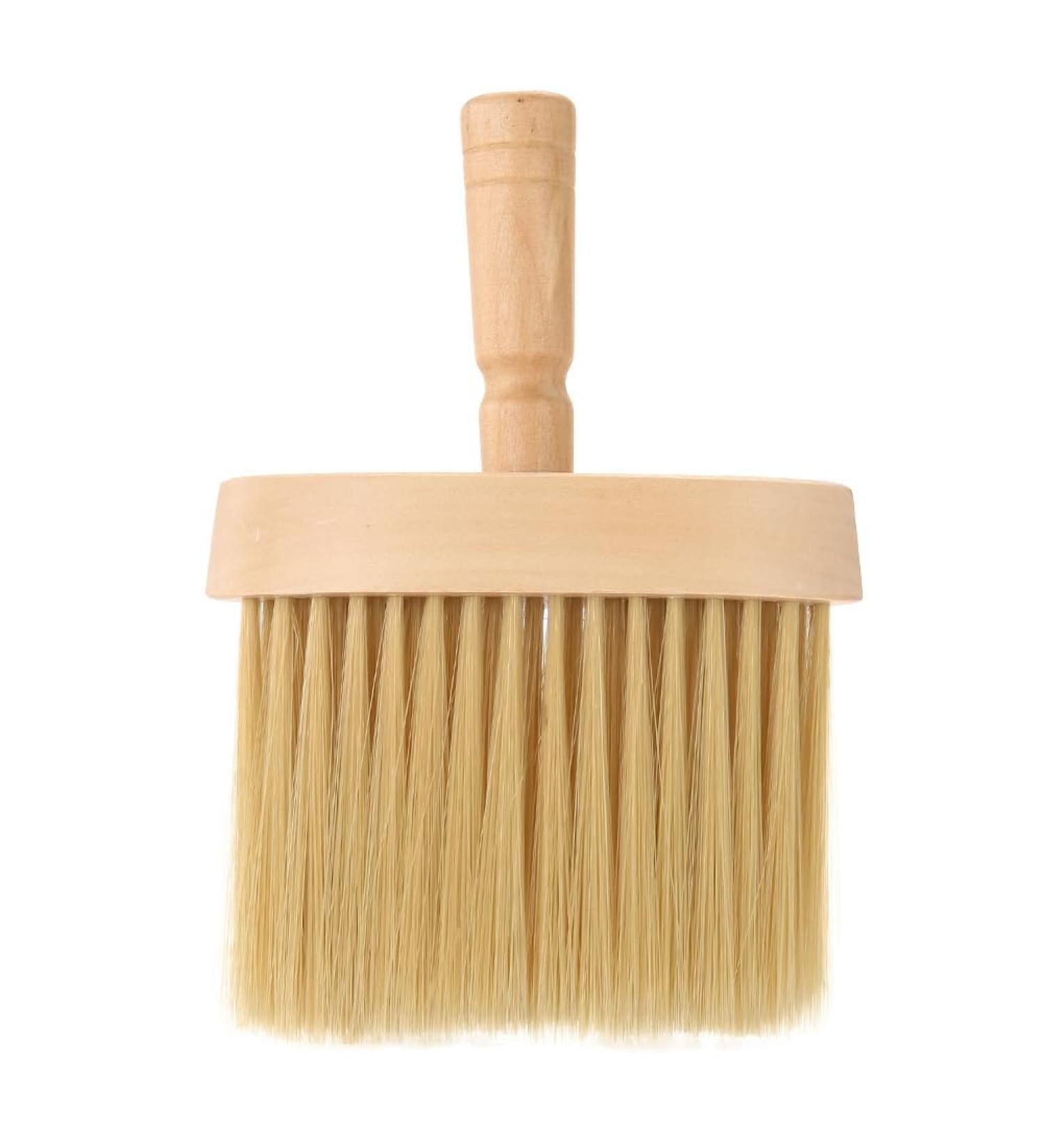 Demeras Hair Cut Cleaning Brush Barber 16x11x4 Neck Face Duster Brush Salon Hair Cleaning Wooden Sweep Brush Hair Cut Hairdressing Tool - Buy Online on GoSupps.com