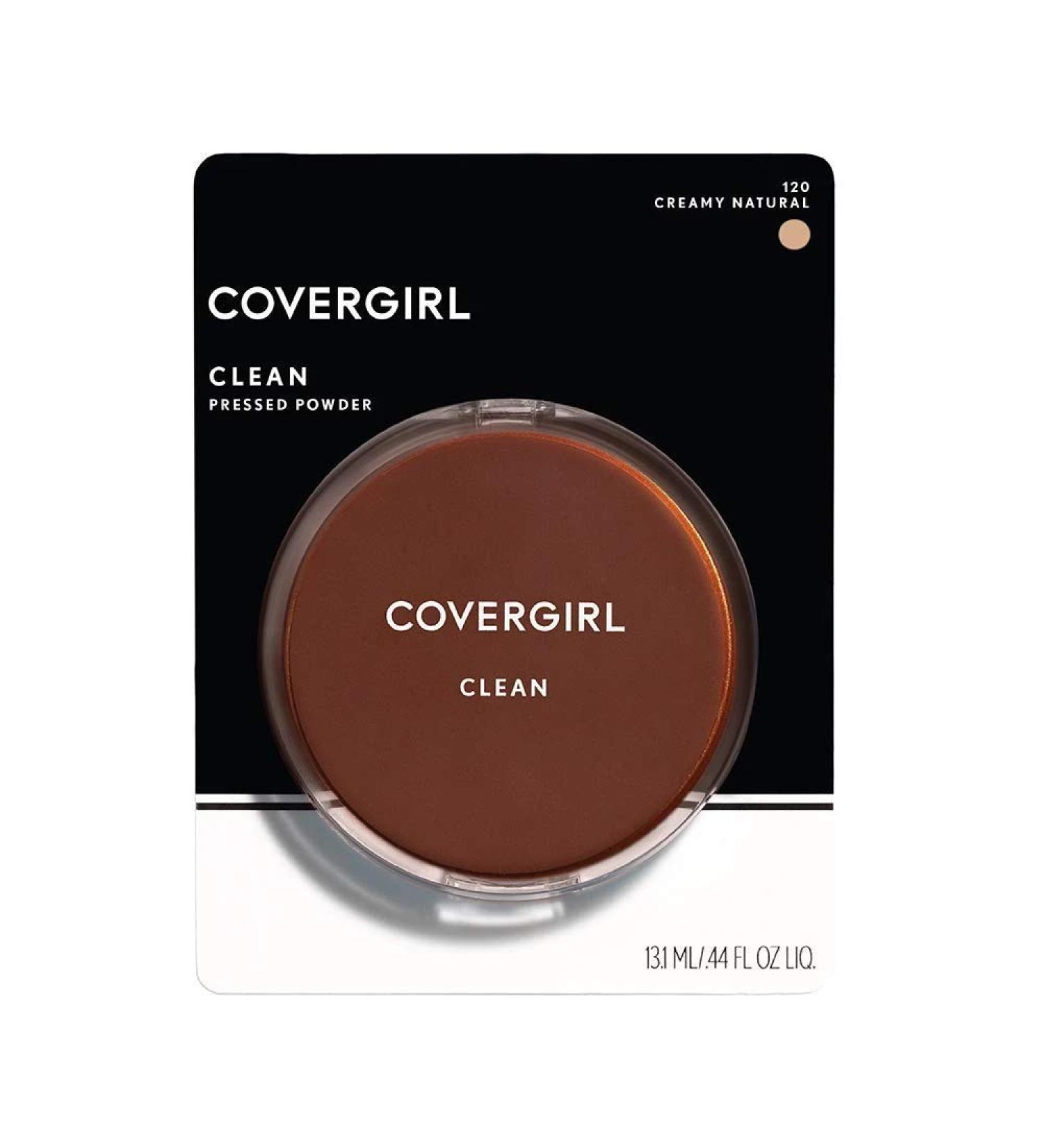 Covergirl Clean Pressed Powder Foundation 120 Creamy Natural - .39 oz | Flawless Finish - Buy Online on GoSupps.com