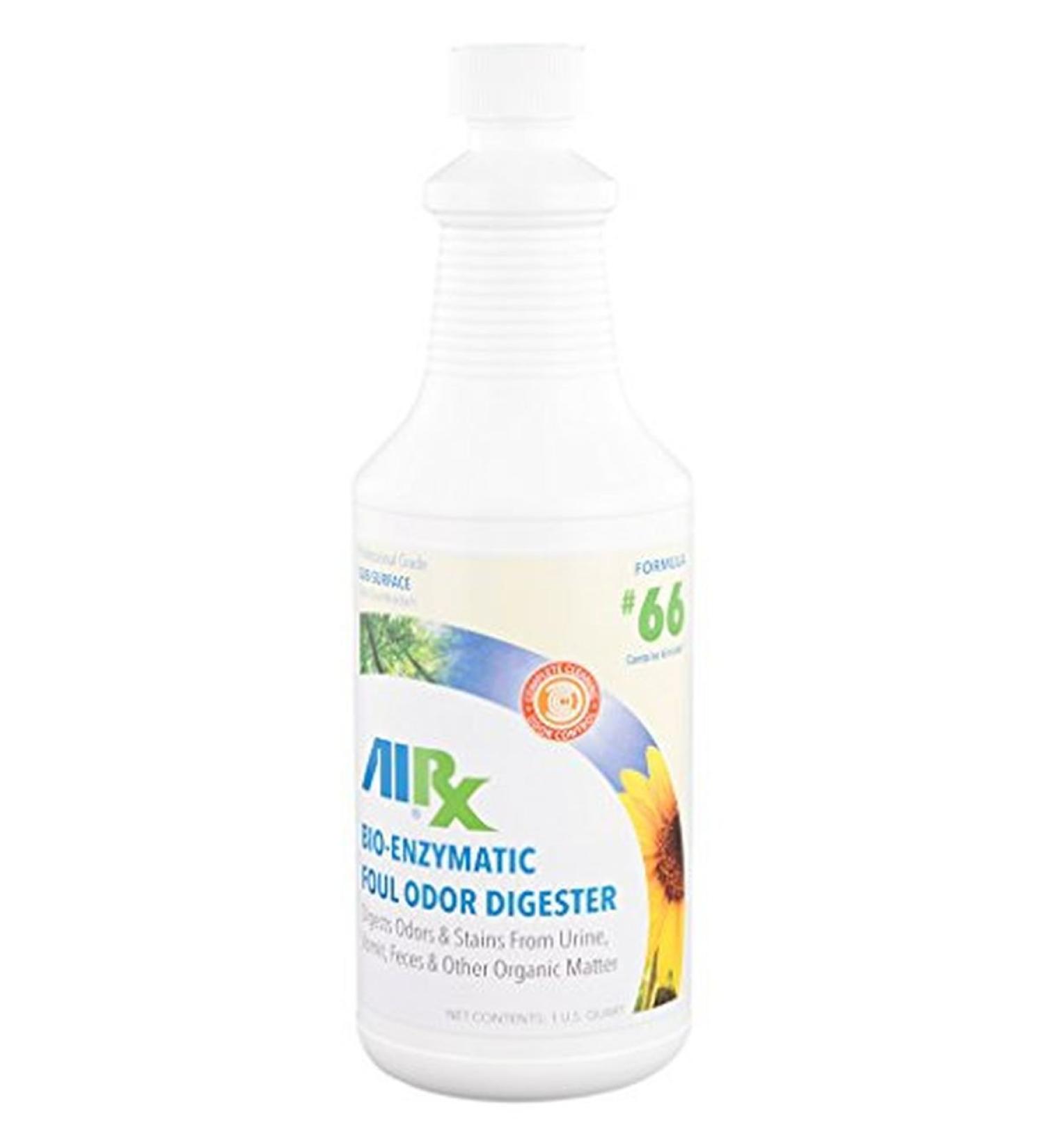 Airx RX 66 Bio-Enzymatic Foul Odor Digester - 1 Quart Bottle | International Shipping - Buy Online on GoSupps.com