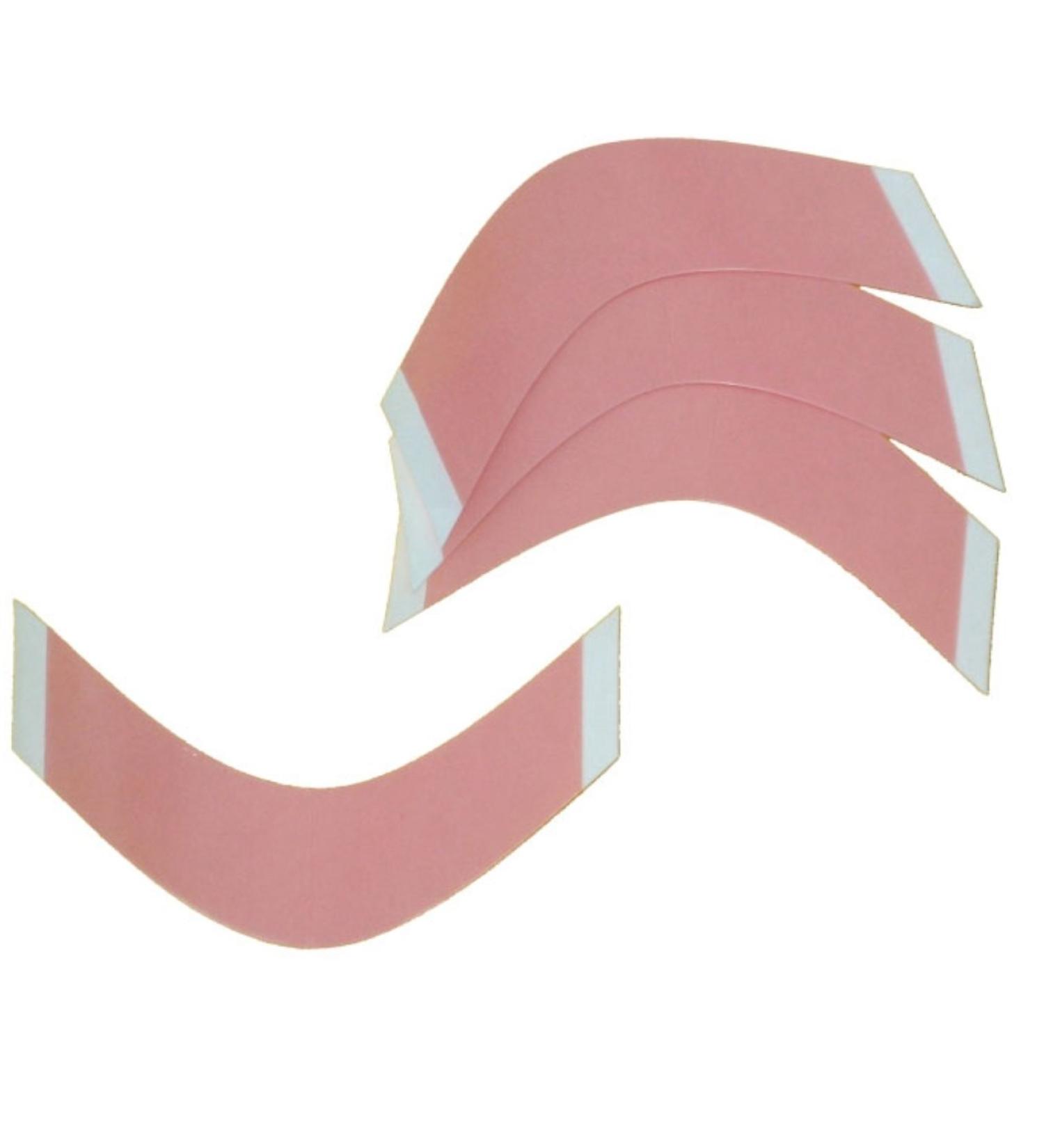 Red Liner Sensi-Tak Tape for Toupees & Second Hair Adhesive Angles 36 Pieces