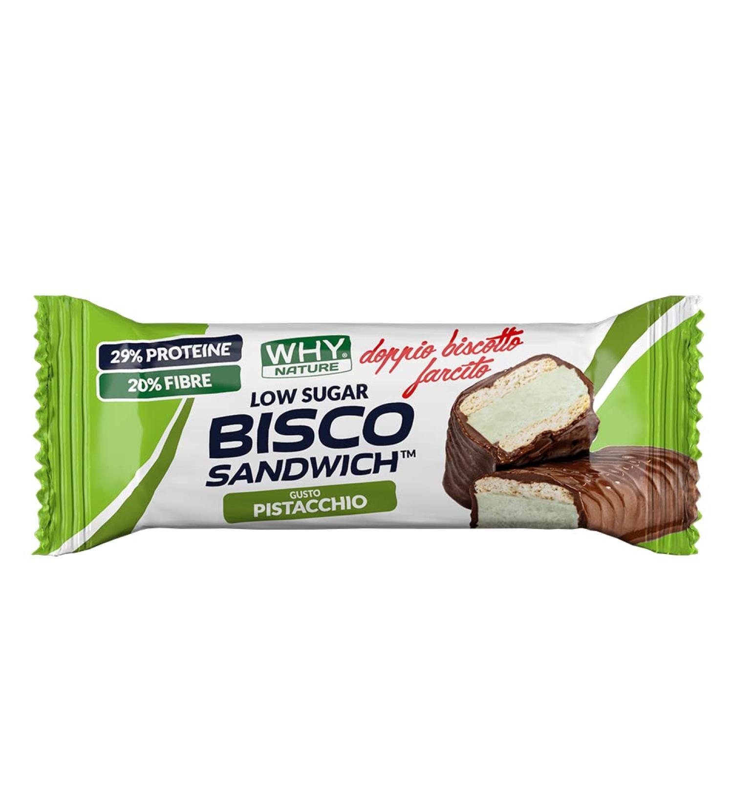 WHY NATURE BISCO SANDWICH 45 GR Pistachio - Buy Online on GoSupps.com