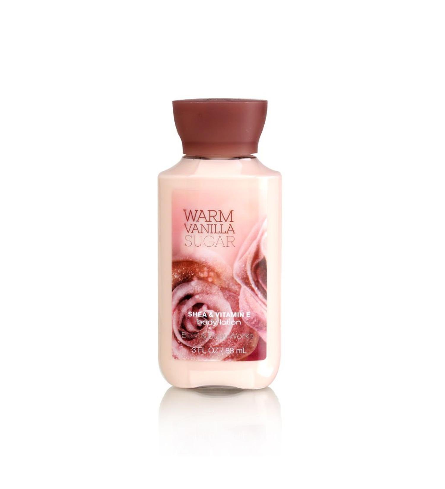 Bath & Body Works Warm Vanilla Sugar 3 oz Travel Body Lotion