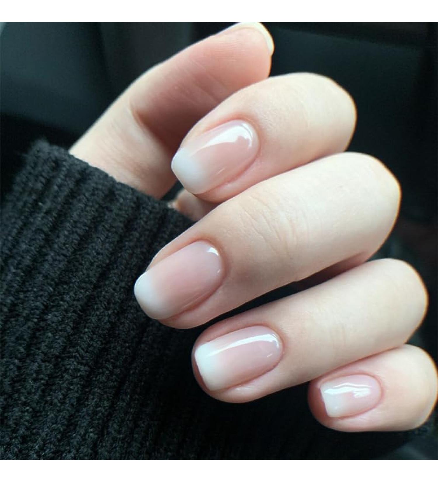 24Pcs Square Press On Nails with Glue - Medium Pink Gradient False Nails Set for Women and Girls - Buy Online on GoSupps.com