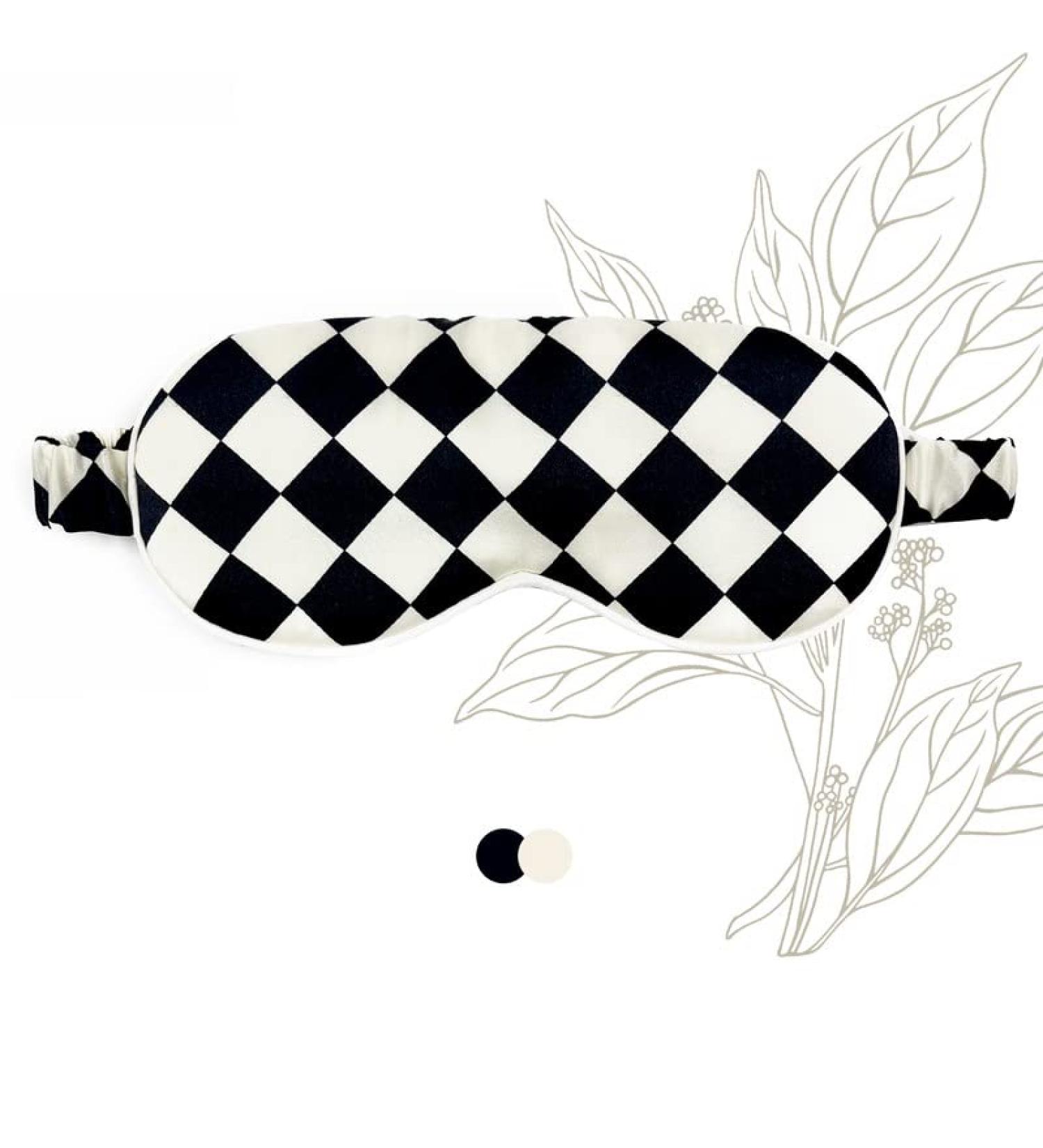 100% Silk Sleep Mask with Adjustable Strap | Super Soft Eye Mask for Ultimate Comfort and Sleep Aid | Squareblack Eusquareblack - Buy Online on GoSupps.com