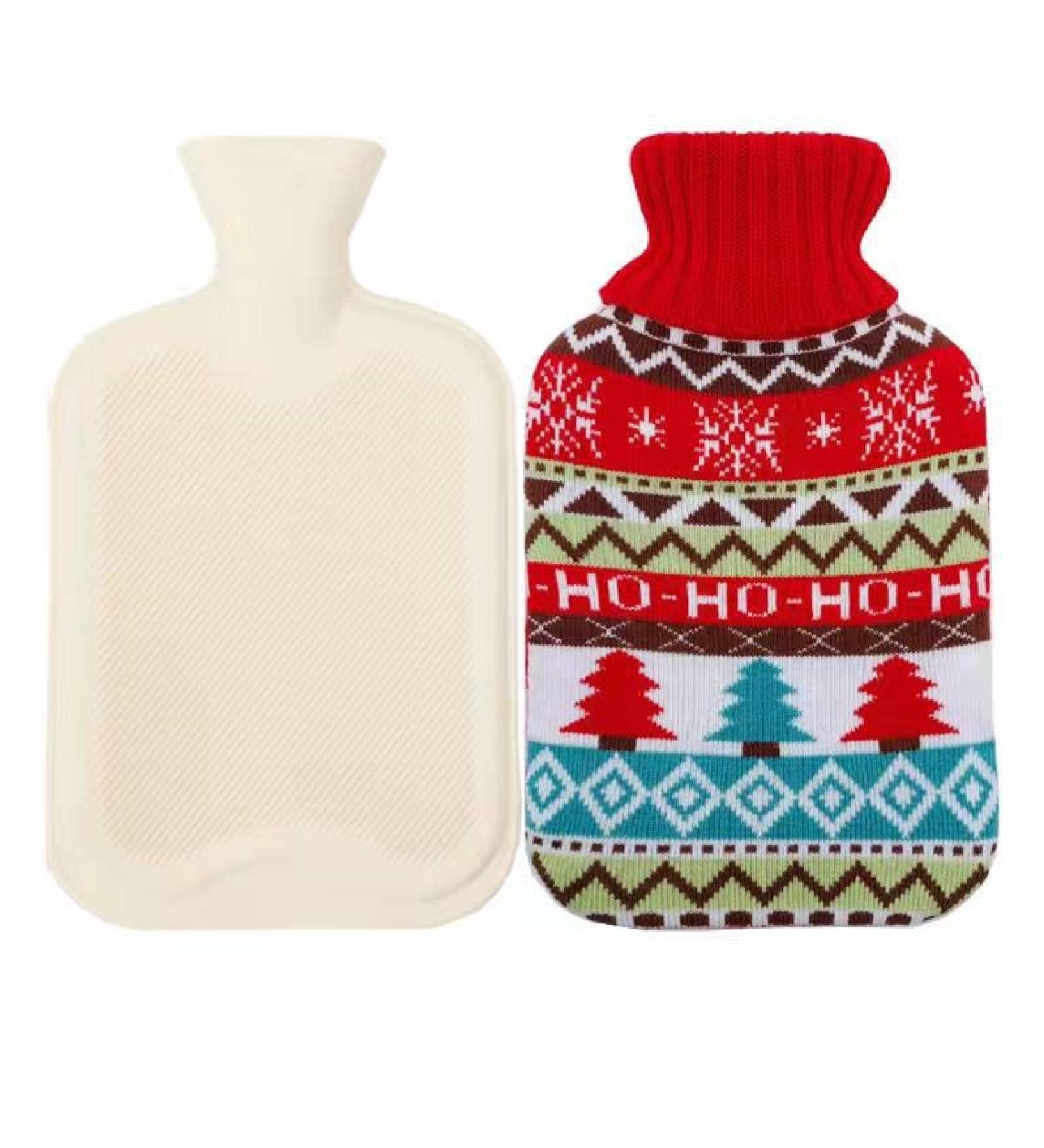 MYAMIA 1L Hot Water Bottles with Cover | Rubber Hot Water Bag for Pain Relief | International Shipping Available - Buy Online on GoSupps.com