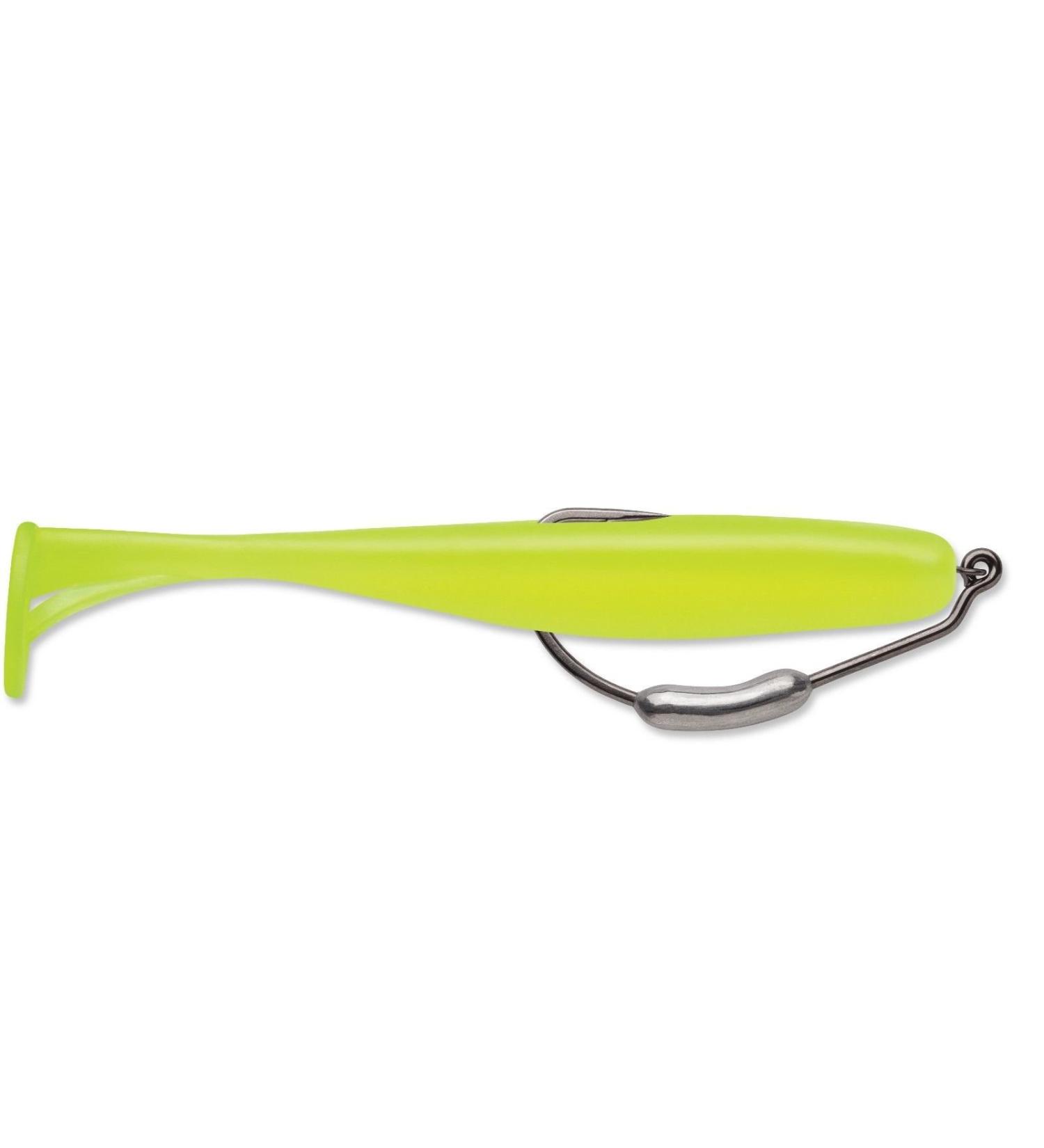 Storm 360GT Mangrove Minnow w/Hook Soft Plastic Swimbait Limetreuse 4 Inch