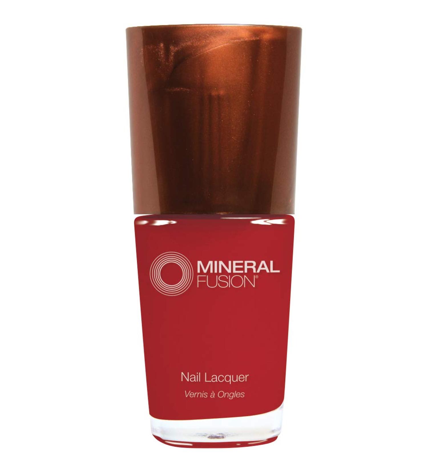 Mineral Fusion Nail Polish Fiery Lava 0.33 oz - Non-Toxic, Long-Lasting Color - Buy Online on GoSupps.com
