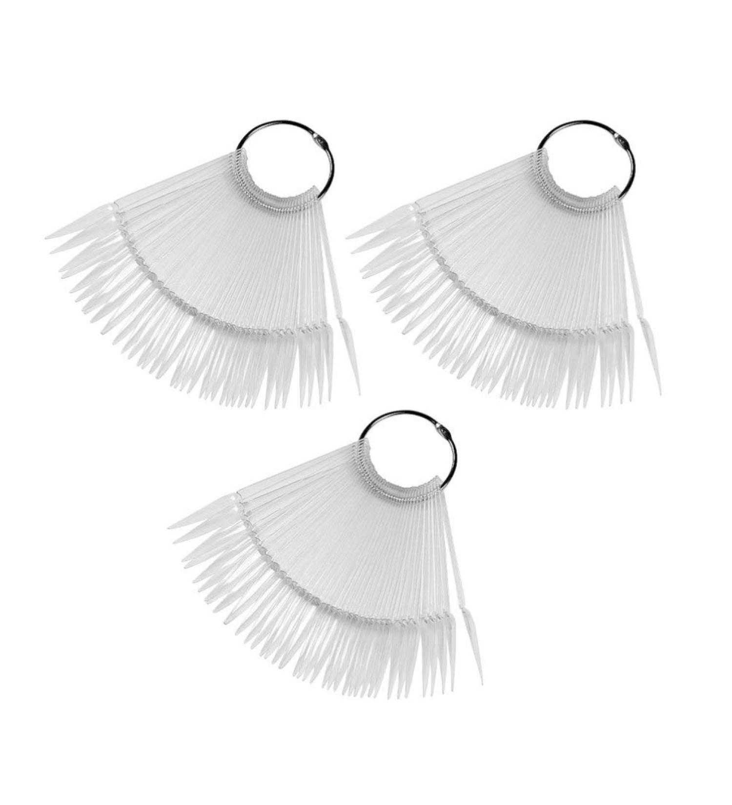 3 Sets of Nail Pattern Tips - False Nail Art Display Pins for Manicure Practice | International Shipping Available - Buy Online on GoSupps.com