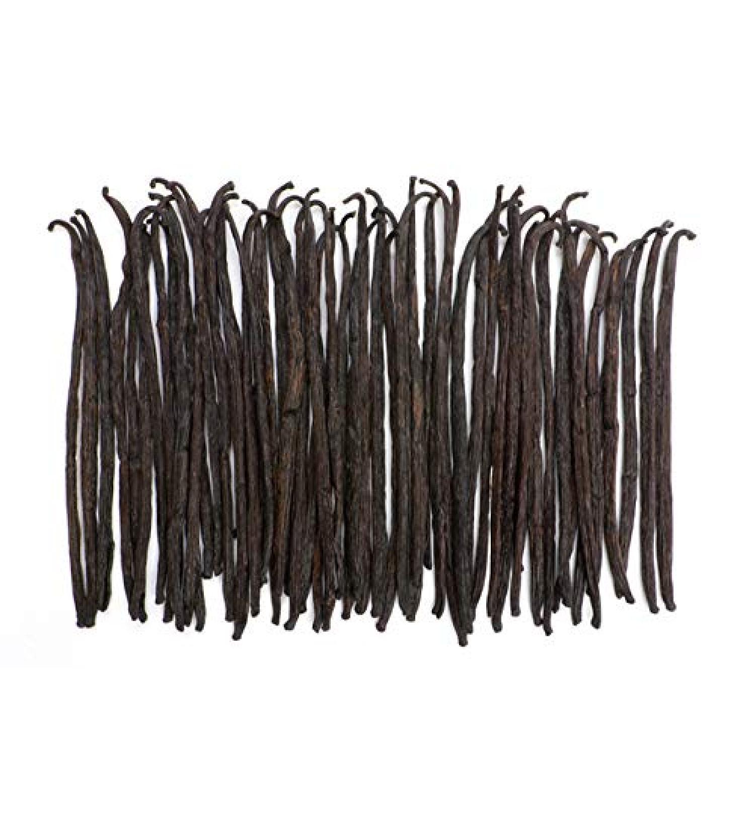 Grade B Tahitian Vanilla Beans - 1/4 lb Bulk Bag for Extract Making & Baking | Native Vanilla Pods - Premium Quality for Chefs | Homemade Vanilla Extract 4 oz - Buy Online on GoSupps.com