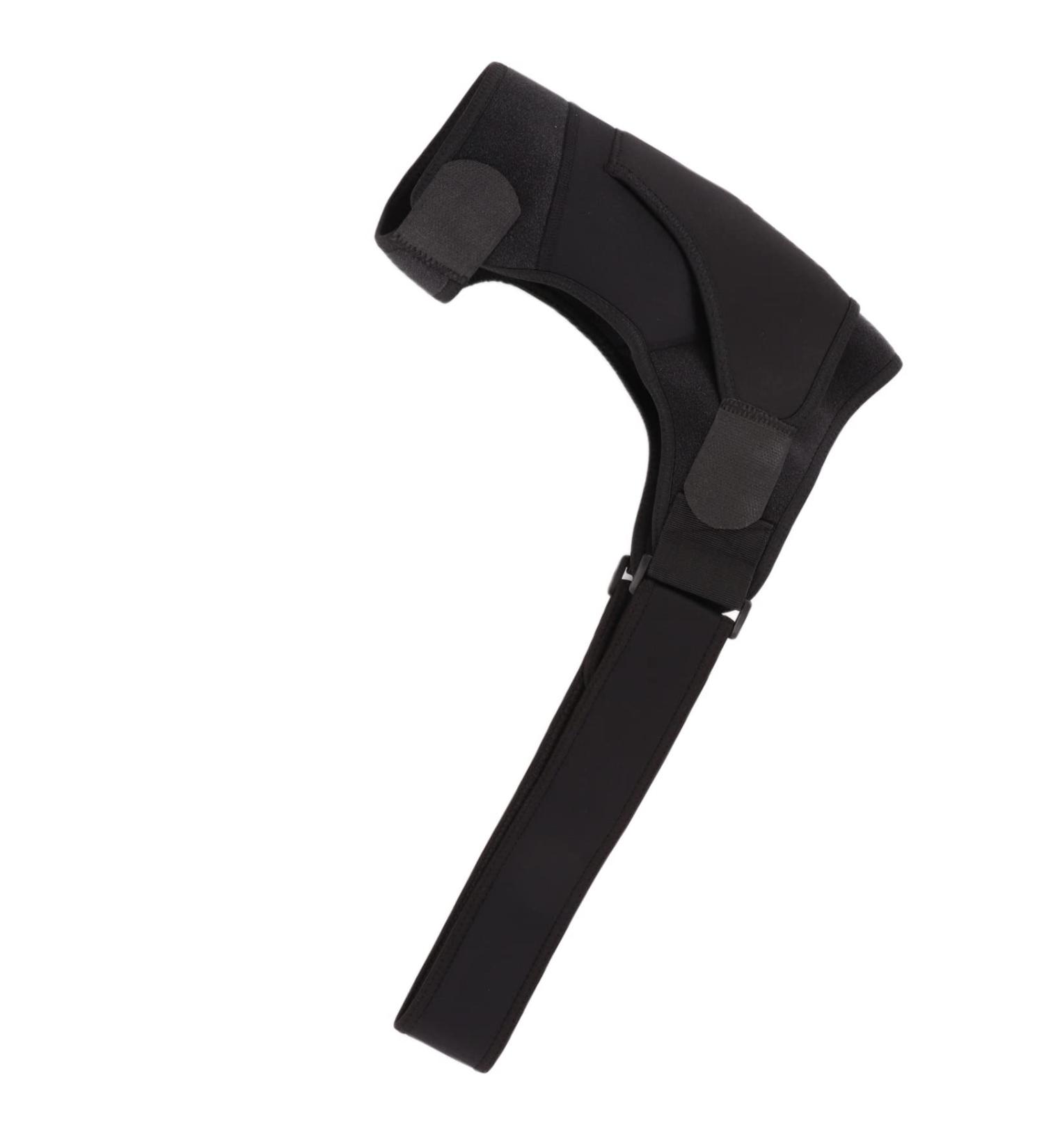 Uxsiya Breathable Adjustable Single Shoulder Brace Support for Men & Women | Sports Injury Relief & Comfort - International Shipping Available - Buy Online on GoSupps.com