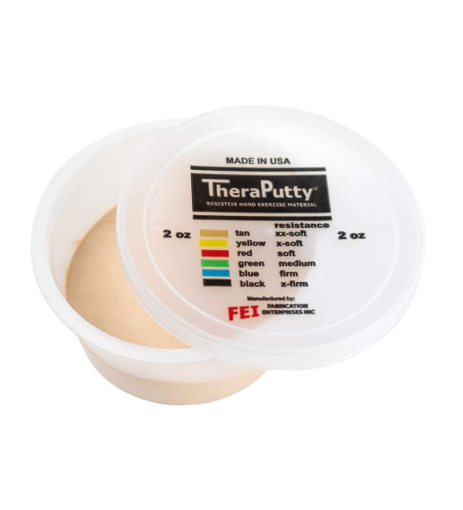 FEI 10-0956 Can-Do Theraputty Exercise Material XX-Soft 2 oz. Tan