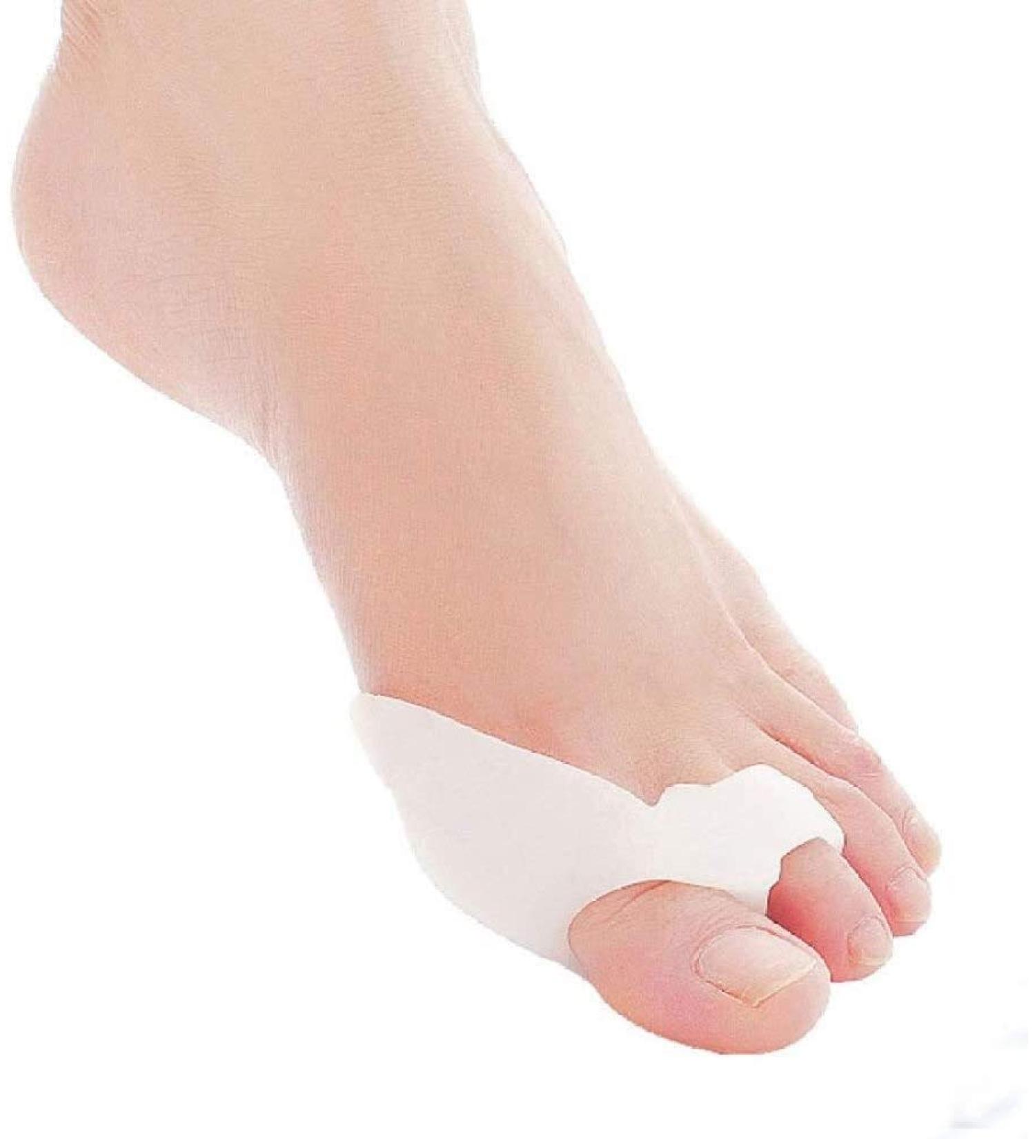 Toe Straighteners - Silicone Foot Brace & Separator for Big Toe Correction | Comfortable Bicyclic Splint for Effective Foot Support - Buy Online on GoSupps.com