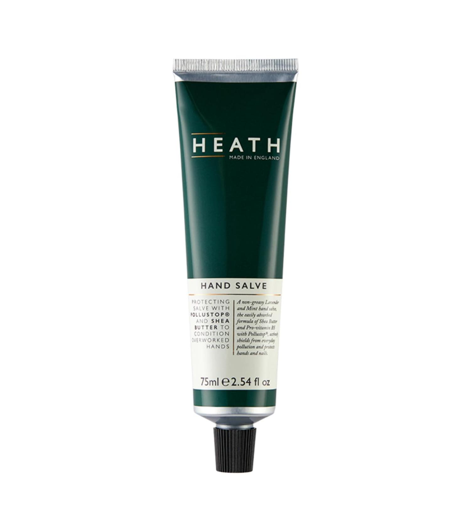 Heath Hand Salve for Men with Shea Butter and Pro-Vitamin B5 | Moisturizing and Protecting Hand Lotion | Non-Greasy, Vegan Friendly | Made in England | 75 ml - Buy Online on GoSupps.com