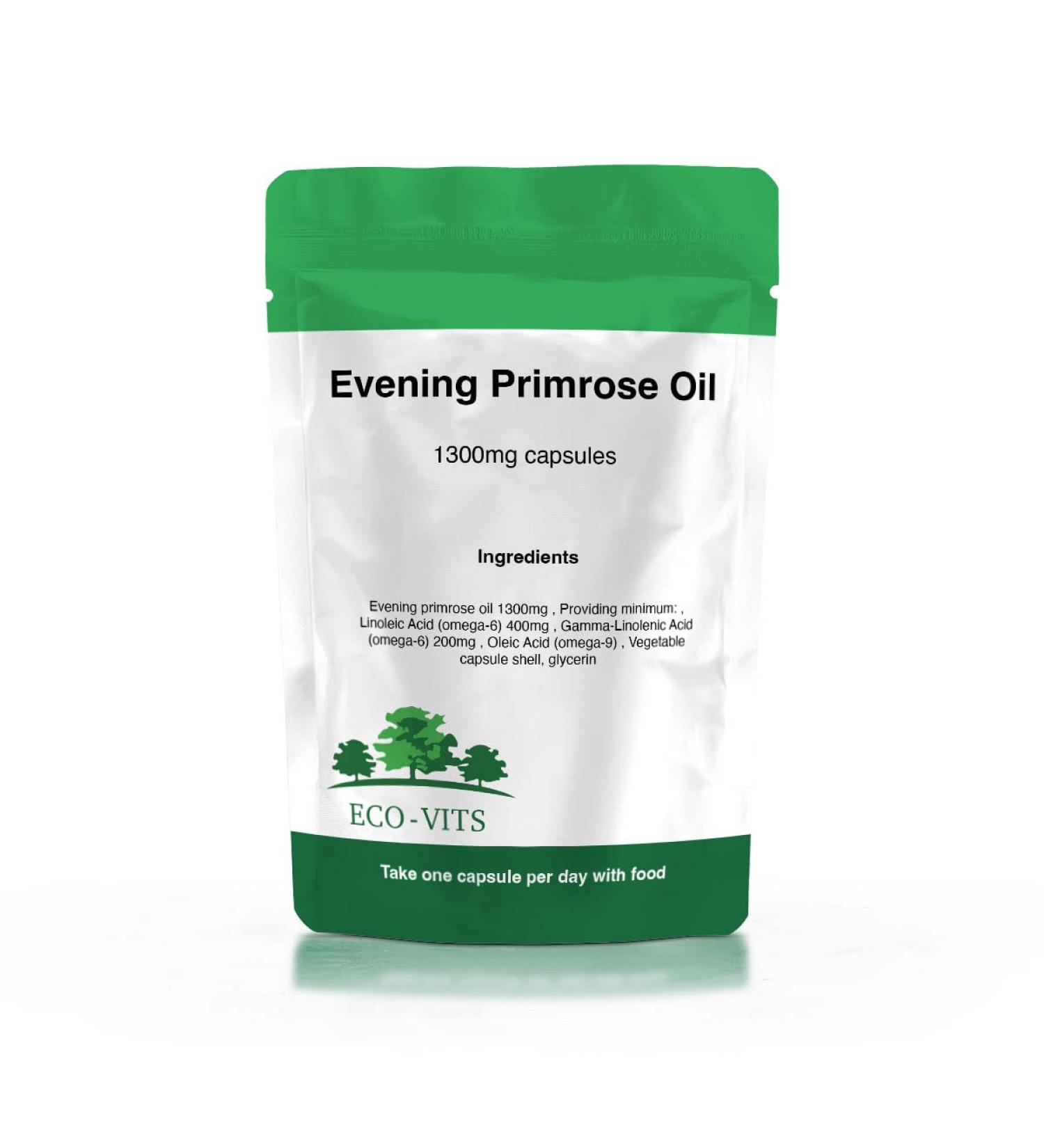 ECO-VITS Evening Primrose Oil (1300MG) 240 CAPS - Buy Online on GoSupps.com