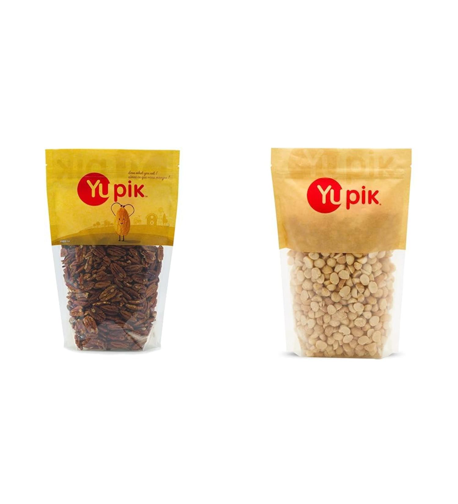 Yupik Jumbo Pecan Halves Nuts 1Kg & Macadamia Nuts (Pieces) 1Kg 1 kg (Pack of 1) Nuts+ Macadamia Nuts - Buy Online on GoSupps.com