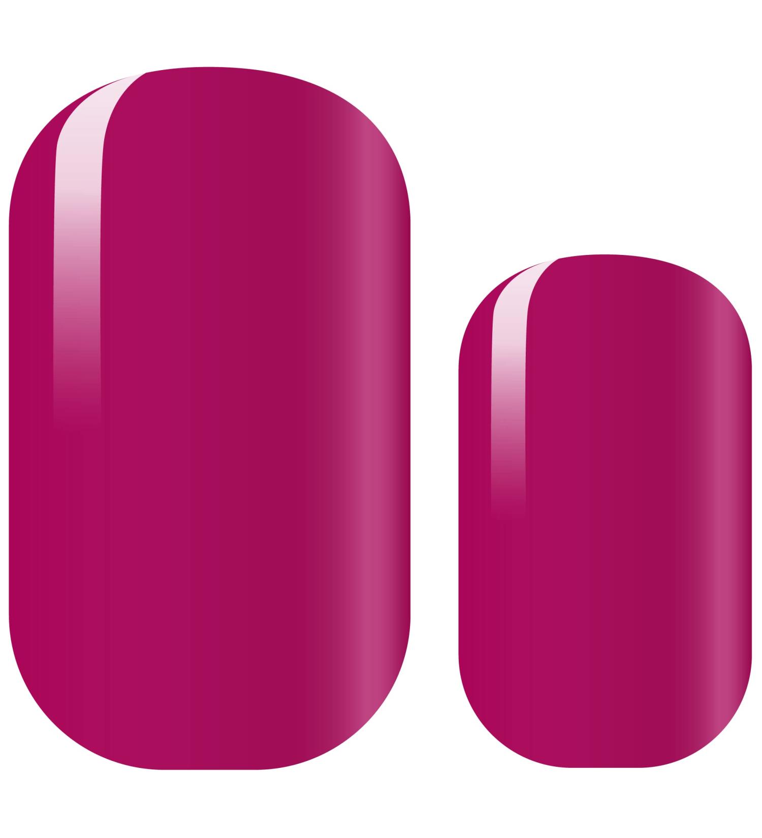 AVOA Beauty Wildberry Nail Foil - Long-Lasting Berry Red Self-Adhesive Nail Wraps | 16 Thin Designs for Stunning Nails - Buy Online on GoSupps.com