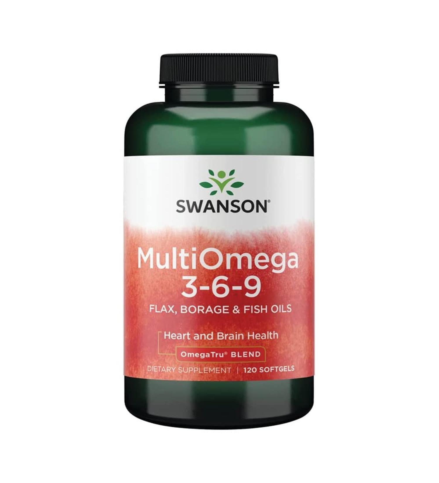 Swanson Multiomega 3-6-9 120 kaps.