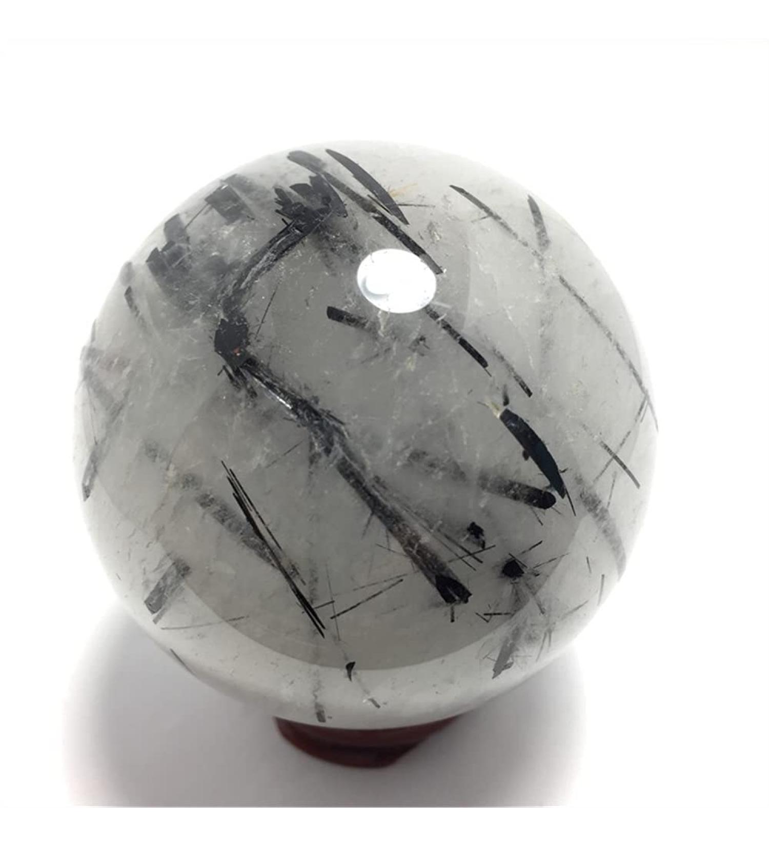 Beautiful Natural Black Tourmaline Crystal Ball Gemstones are for Home Decoration Reiki StonesCrystal Stone Stone Crystal Reiki - Buy Online on GoSupps.com