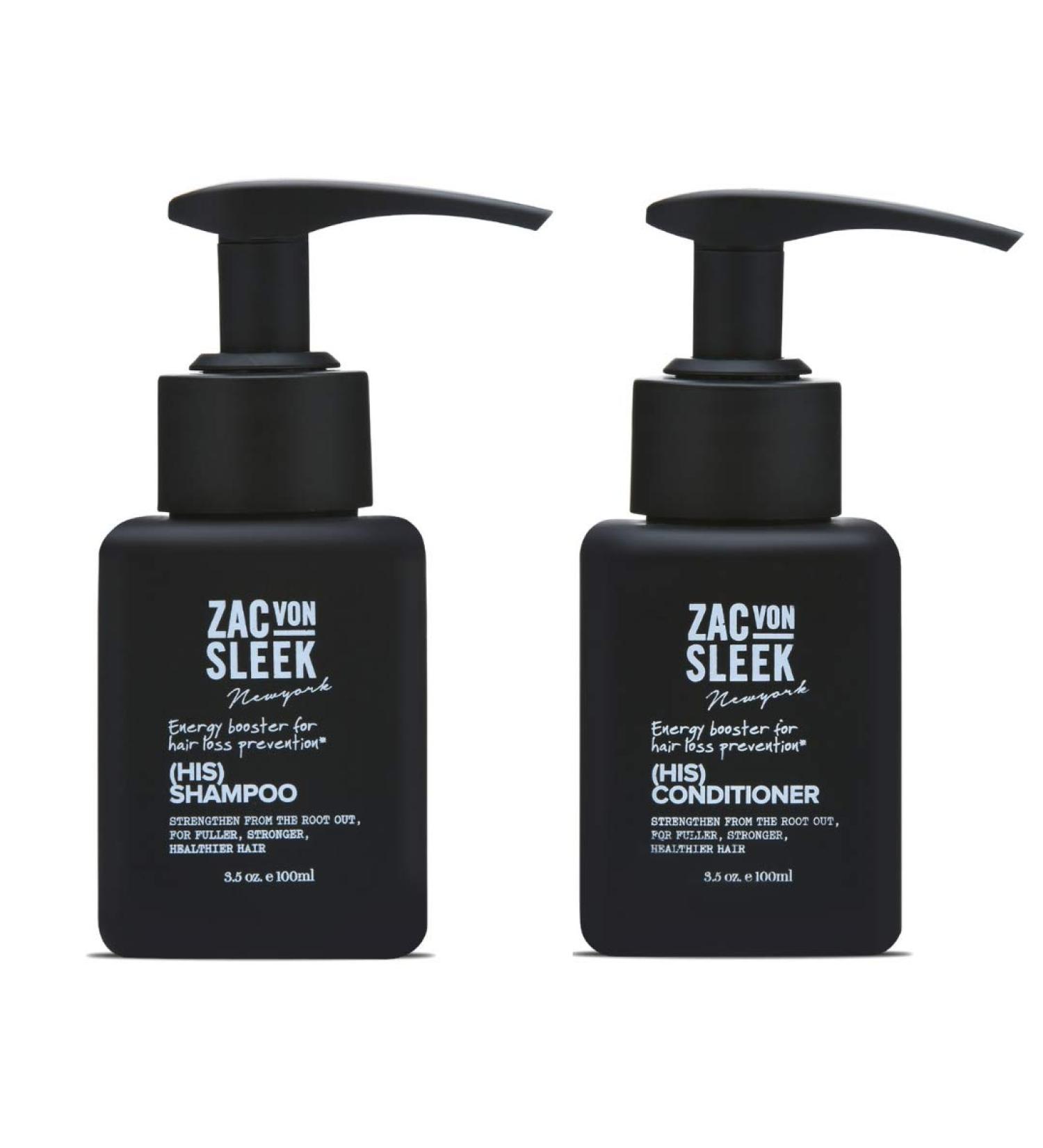 His Duo Pack Shampoo & Conditioner - Hair Loss Prevention for All Hair Types | Premium Men's Hair Care - Buy Online on GoSupps.com