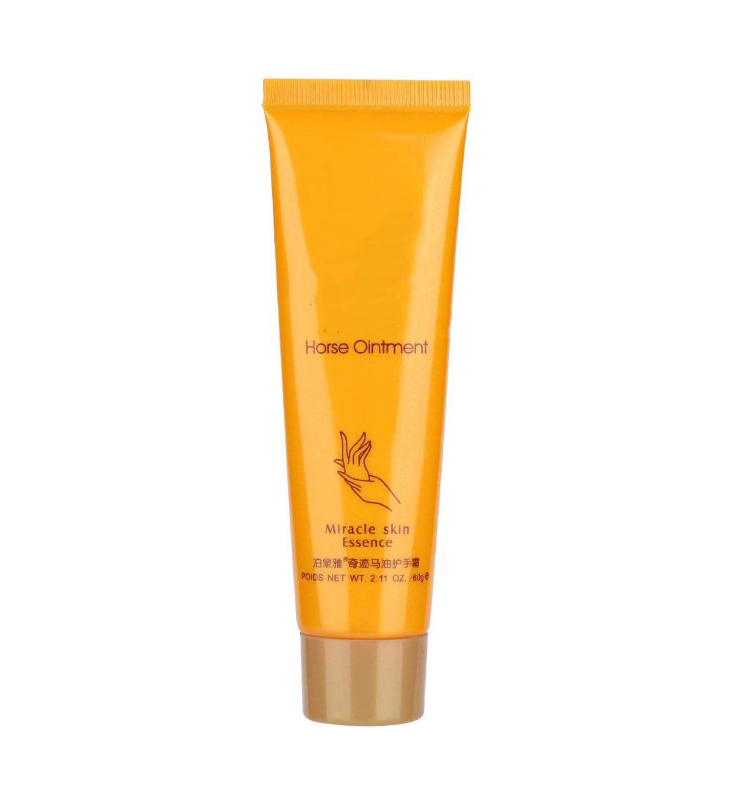 Buy Horse Oil Hand Cream - Moisturizing & Whitening Skin Care Lotion for Peeling Hands | International Shipping Available - Buy Online on GoSupps.com