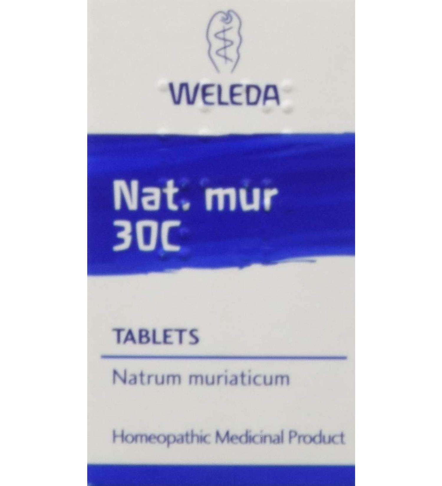 Weleda Nat Mur 30c 125 Tablets - Natural Homeopathic Remedy - Buy Online on GoSupps.com