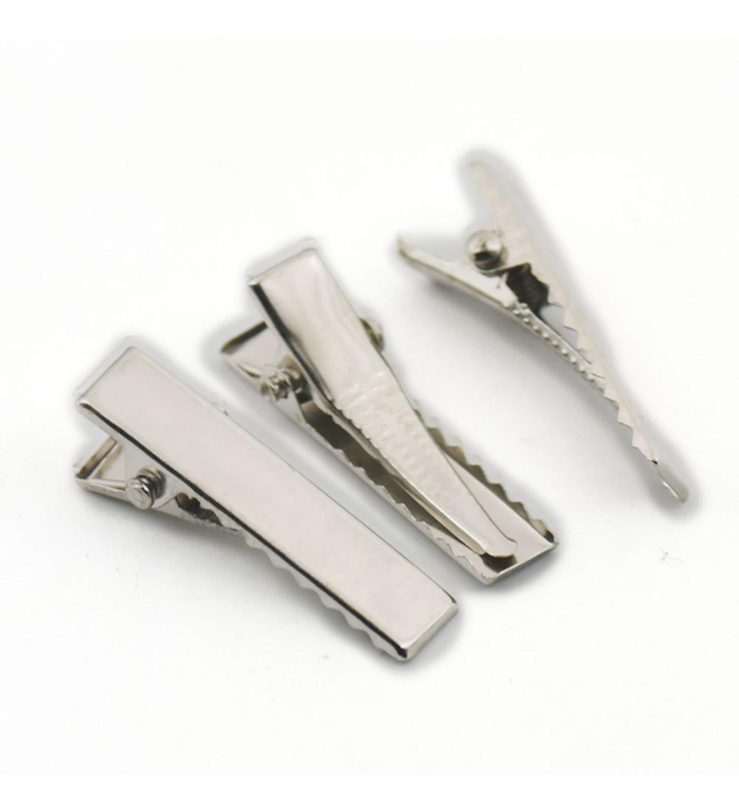 fujiyuan 100pcs 20mm Square Hair Clips for Women