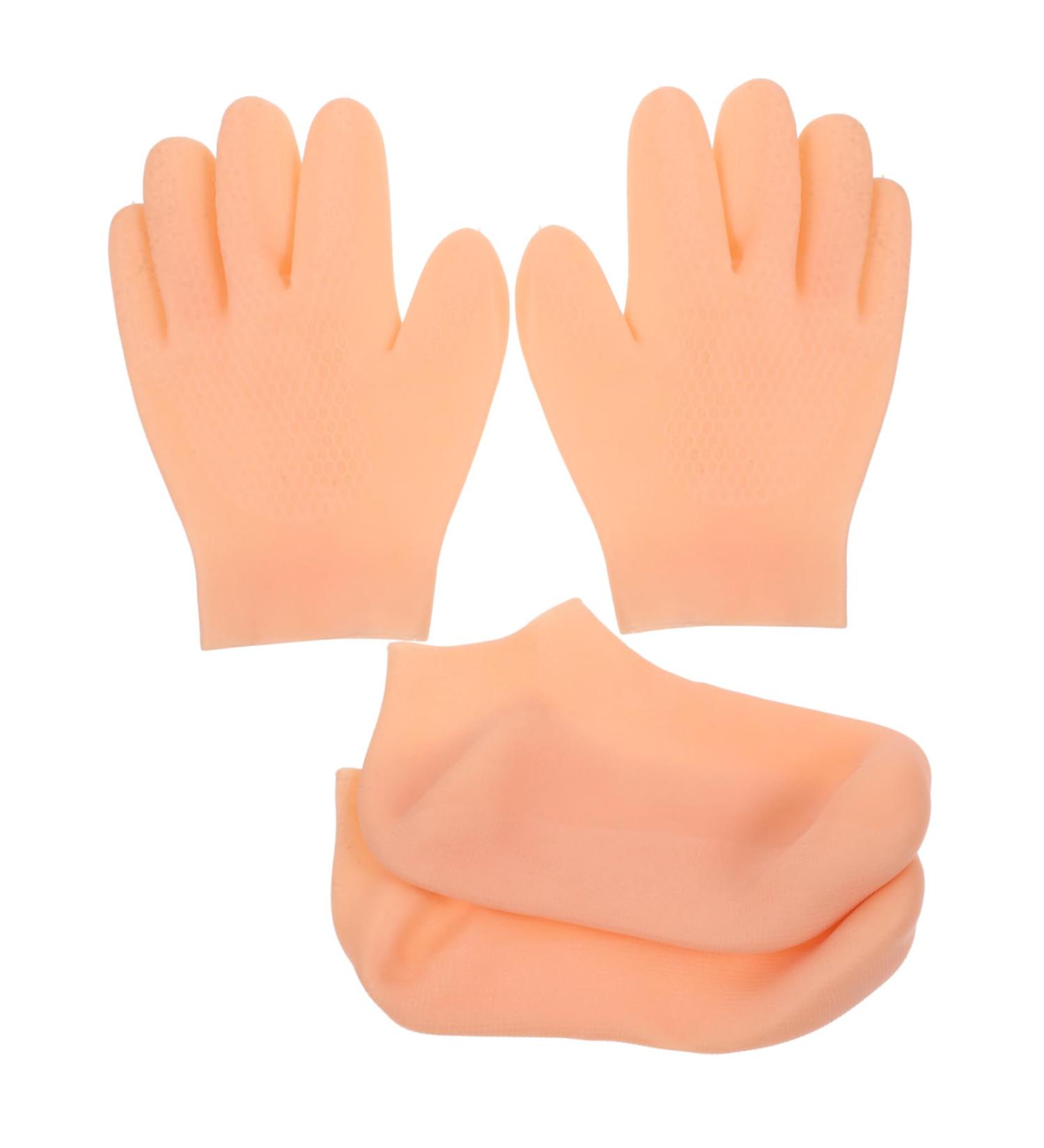 Gogogmee 1 Set Beauty Gloves Socks Women Moisturizing Gloves Moisturizing Gloves for Female Moisturizing Gloves and Socks Dry Hand Moisturizing Gloves for Lady Moisturizing Gloves for Women - Buy Online on GoSupps.com