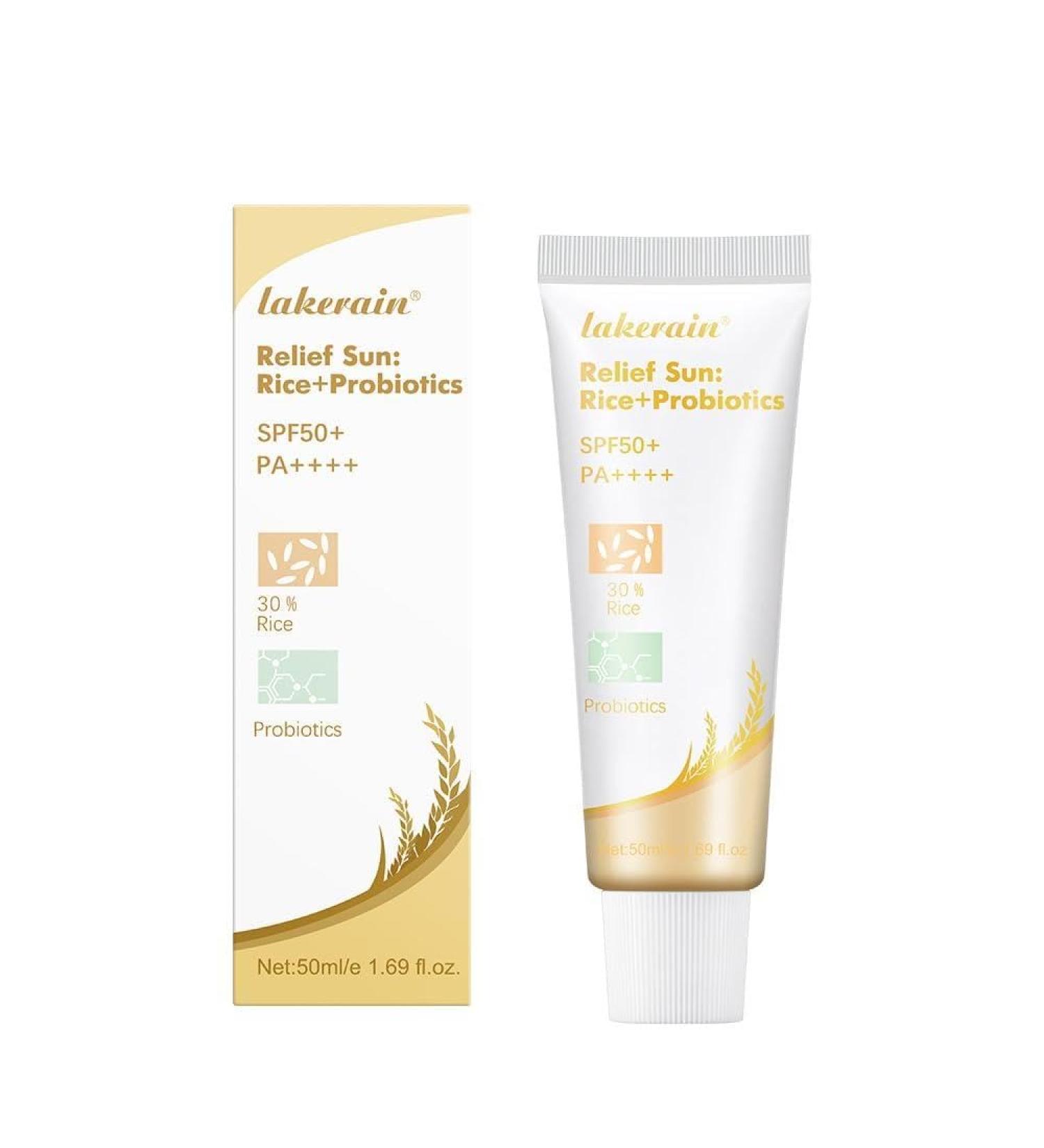 SUN Protect & Moisture Sun Lotion Cream with Rice Probiotics Sunscreen Spf 50+ Sunscreen with Rice Extracts