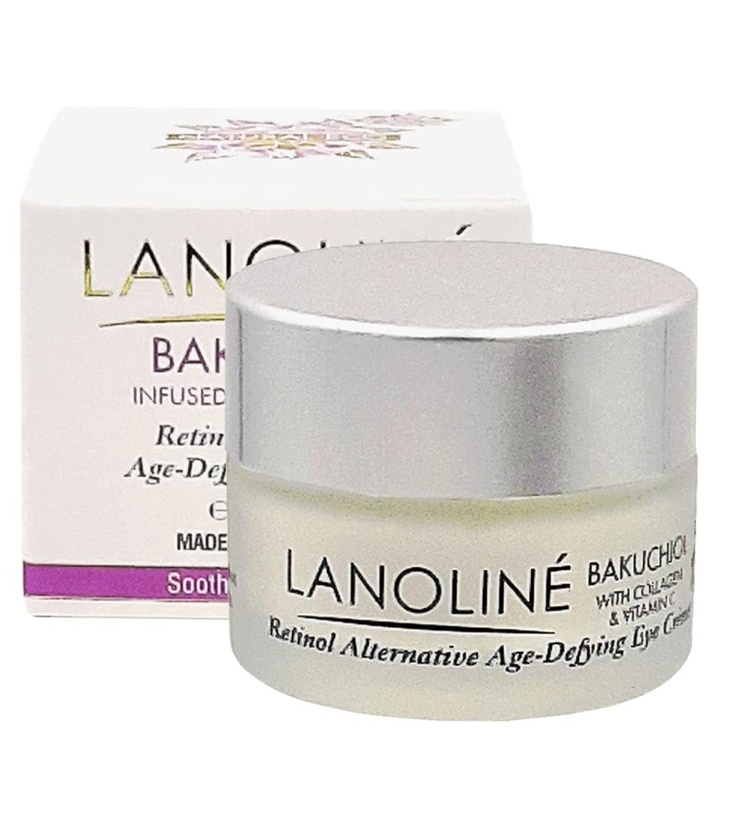 Lanoline Bakuchiol Infused with Vitamin C Age Defying Eye Cream Retinol Alternative 1.05 oz - Buy Online on GoSupps.com