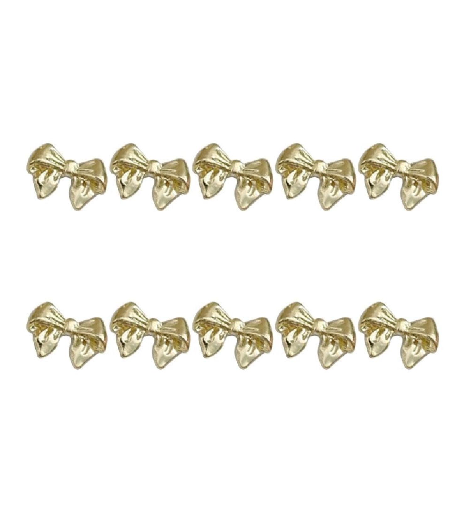 Metal Nail Art Studs 3D Metal Nail Art Jewelry Decorations Bows Rabbits Moon Multi-Shapes Nail Decoration Accessories Nail Art Jewels - Buy Online on GoSupps.com
