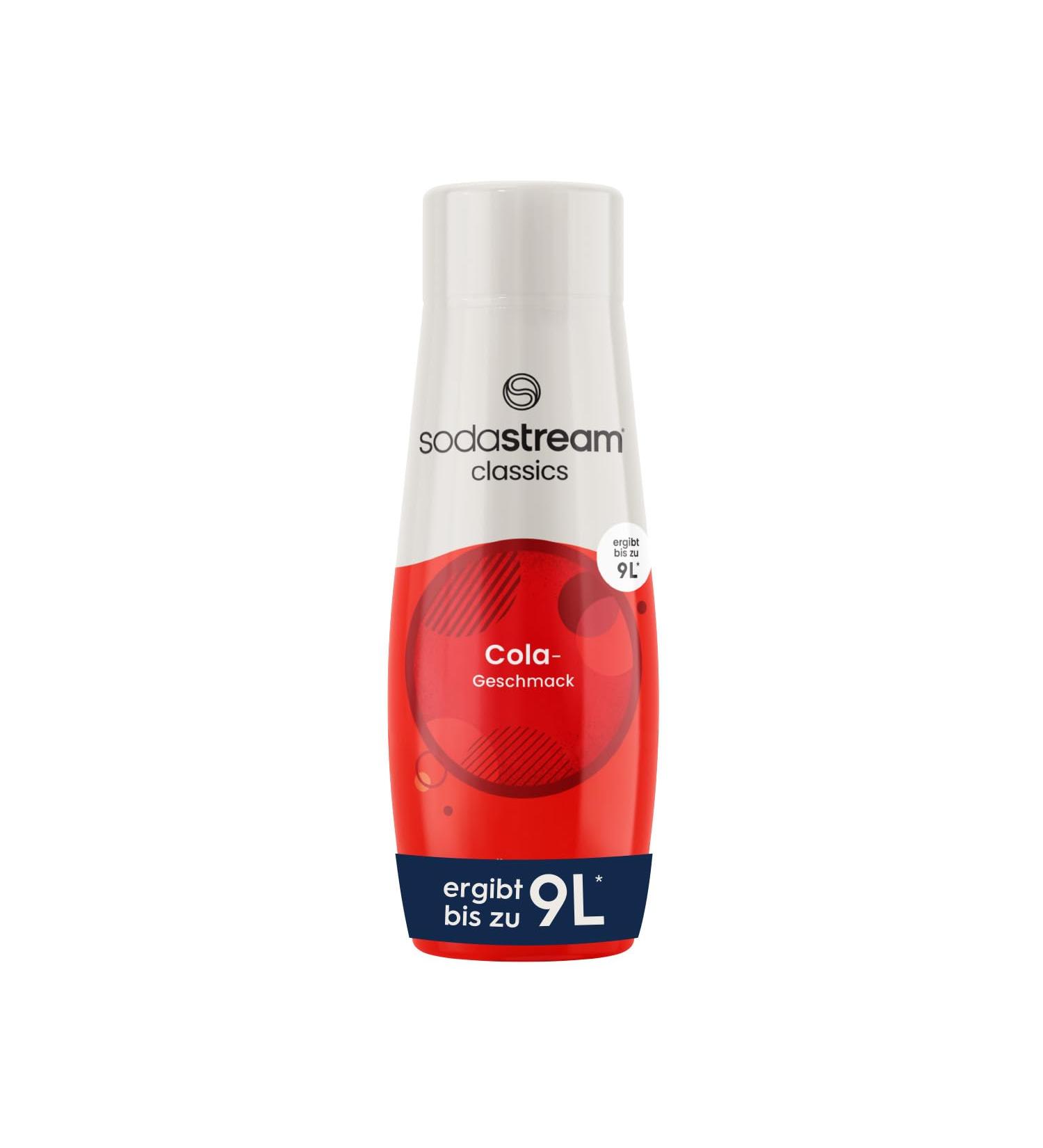 SodaStream Syrup Cola 1 bottle makes 9 liters of ready-to-drink beverage prepared in seconds and always fresh 440 ml