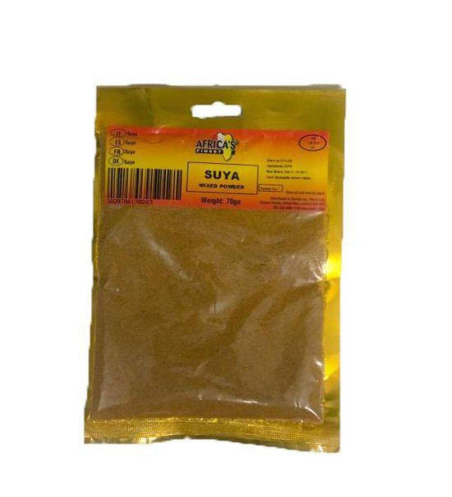 Africa's Finest Suya Mixed Powder 70g Box of 10-Fd