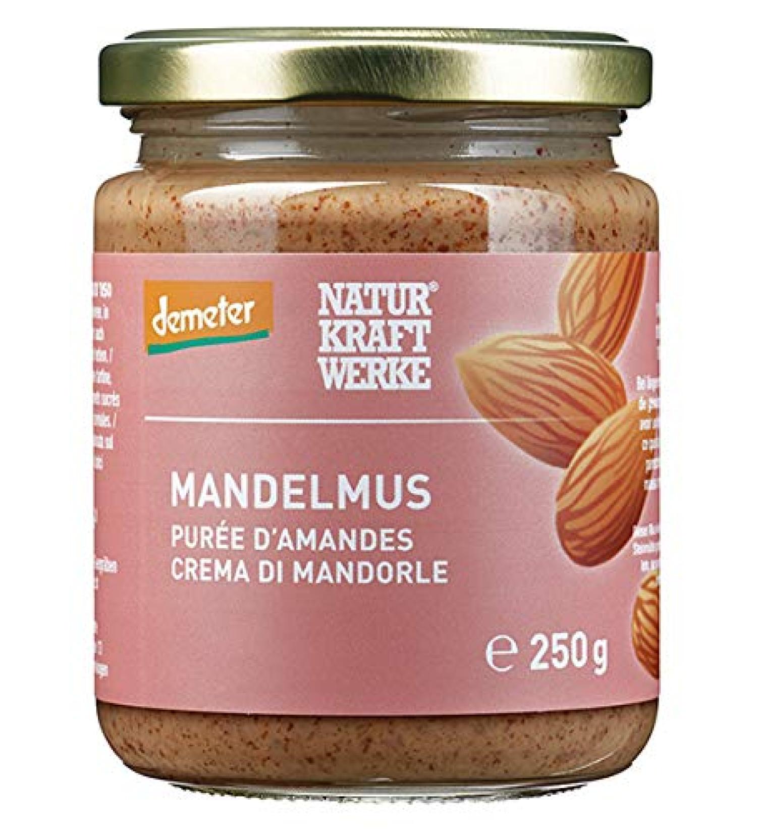 Almondmus Demeter Roh 250g - Organic Raw Almond Butter for International Shipping - Buy Online on GoSupps.com