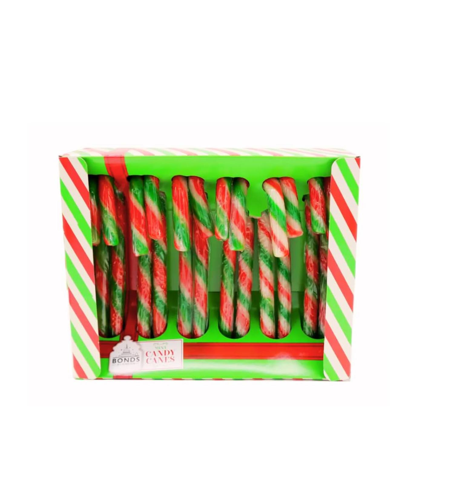 Bonds Mint Candy Cane 12 Pack 144g - Traditional Red Green & White Striped Treat - Delicious Festive Sweet with Durable Packaging for Freshness - Ideal for Parties Gifts & Tree Decorations (3) - Buy Online on GoSupps.com