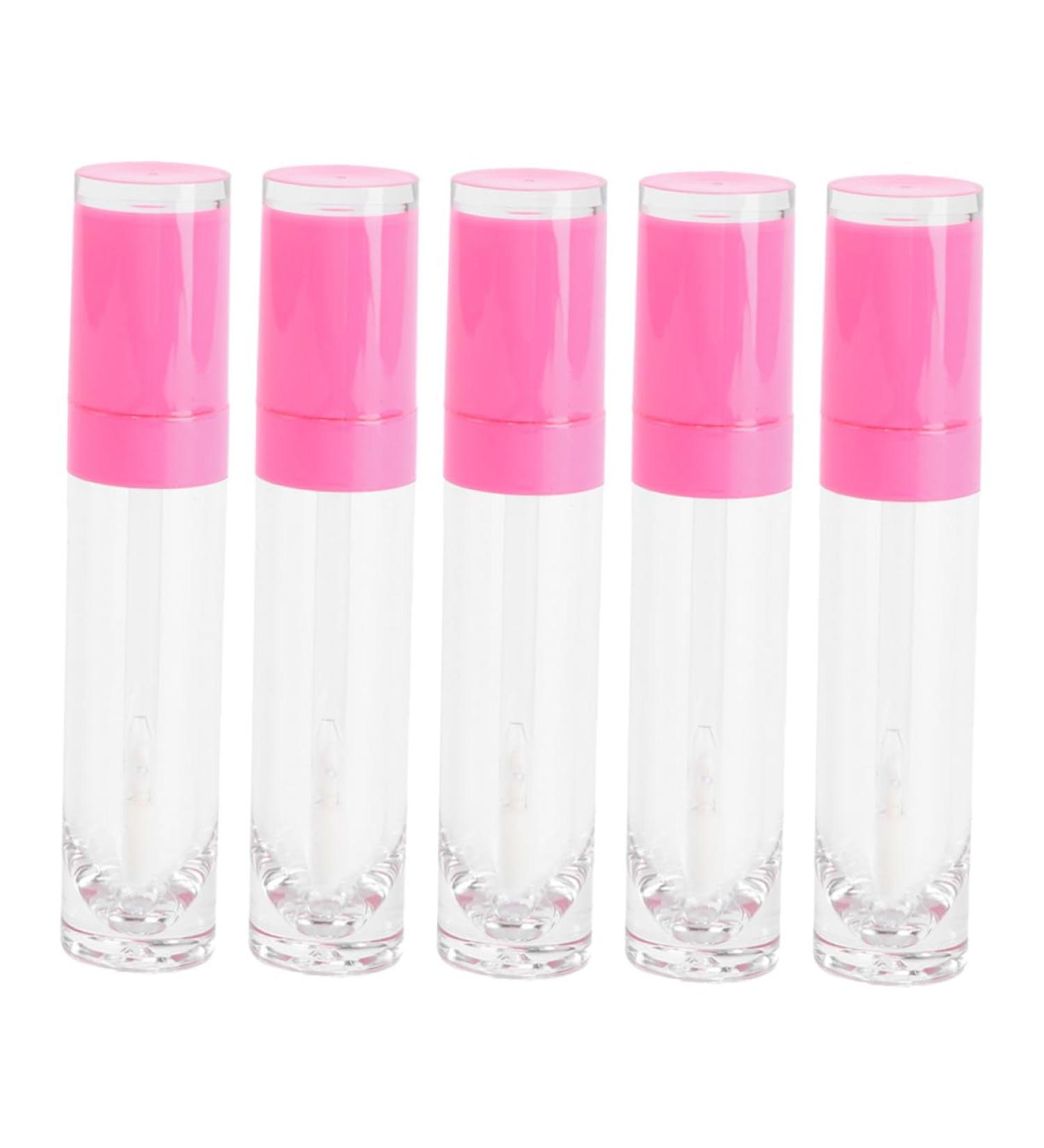 Mikikit 5pi ces Lot De Tubes Vides Pour Gloss L vres Rechargeables Et Pratiques - Buy Online on GoSupps.com