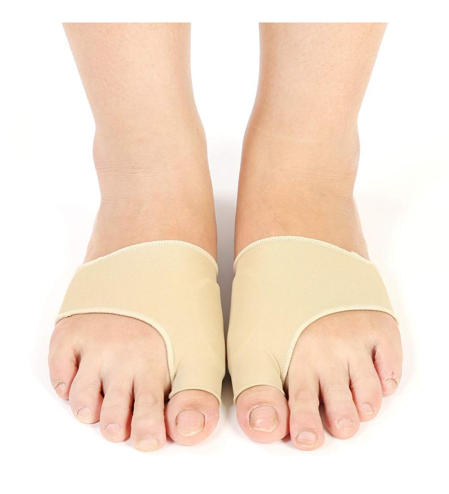 Bunion Corrector Toe Separators 2 Pack - Hallux Valgus Relief with Gel Cushion Pads - Toe Spacers Straightener for Men and Women (L) - Buy Online on GoSupps.com