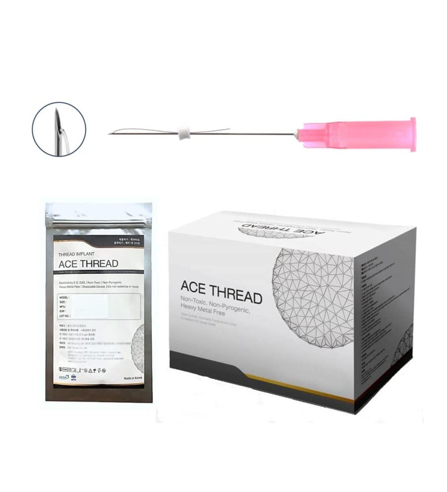 ACE PCL Thread Lift - Mono Type (20pcs) 30G25mm for Face & Body | Korea's Best | International Shipping - Buy Online on GoSupps.com