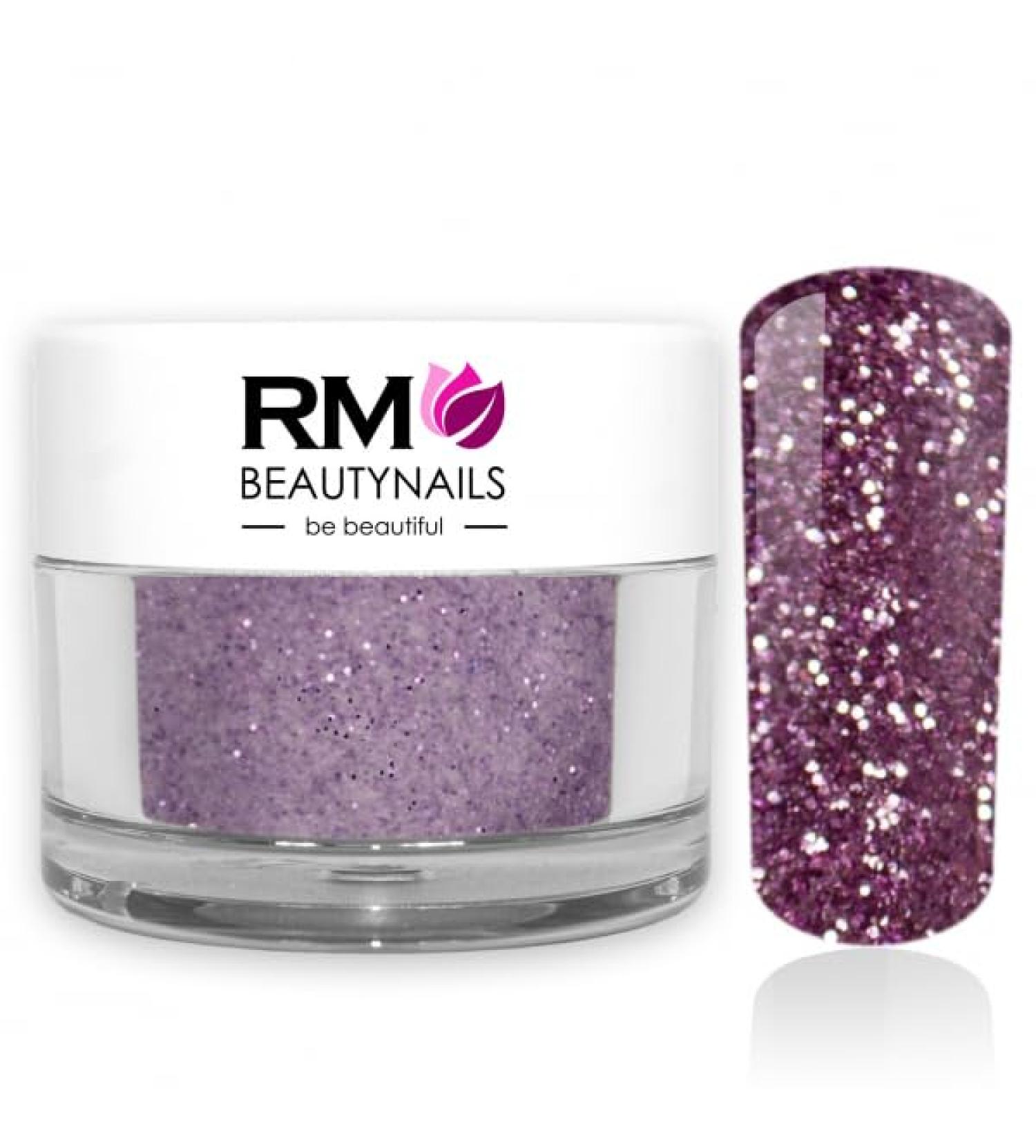 Acrylic Color Powder Violet Glitter - 10g Purple Nail Design | RM Beautynails - International Shipping Available - Buy Online on GoSupps.com
