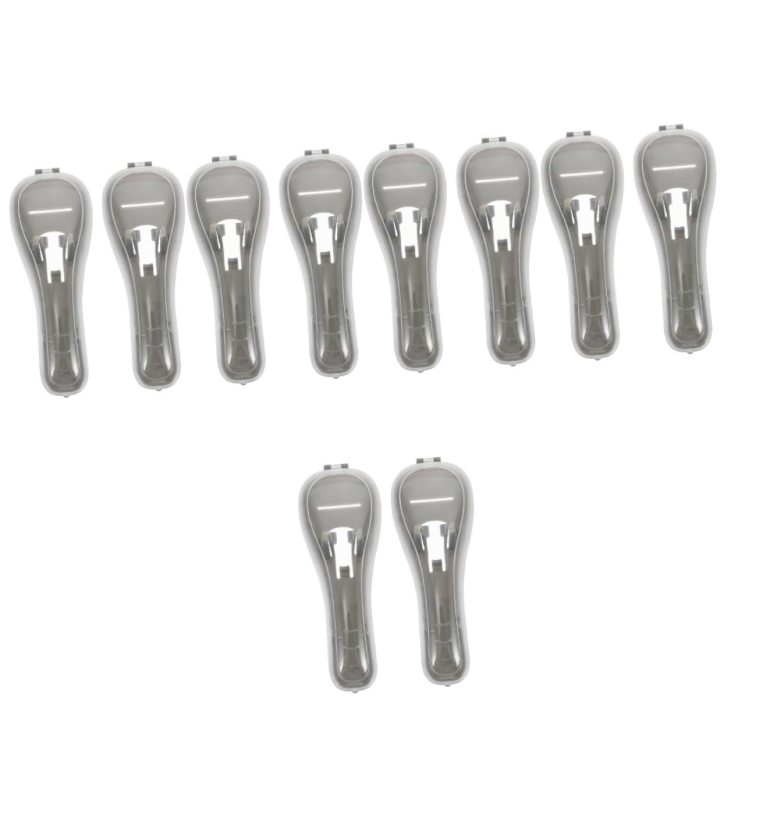 Beavorty 10-Pack Razor Storage Box | Travel Plastic Case for Razor & Nail Tools | Portable Razor Protective Cover - Buy Online on GoSupps.com