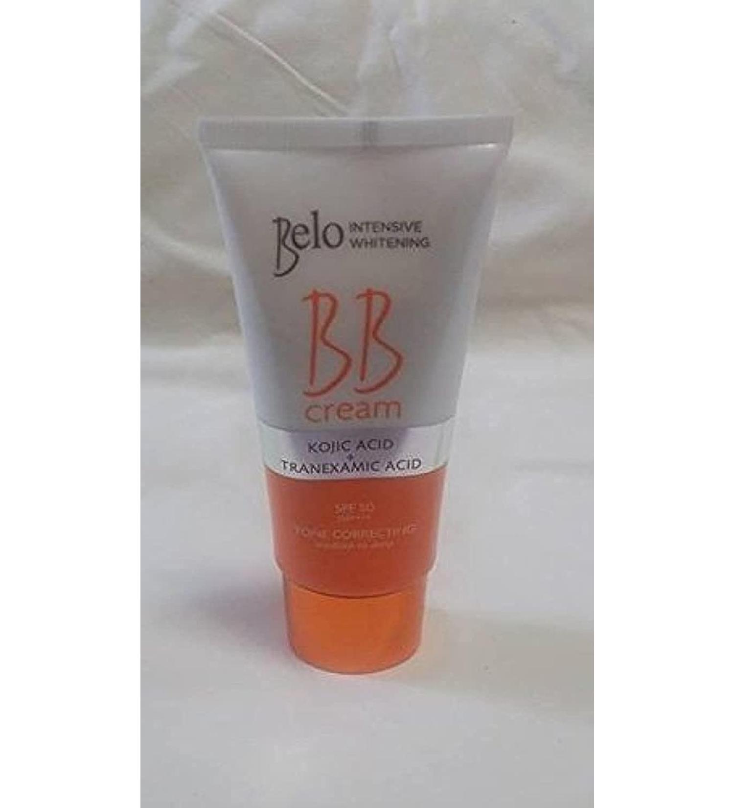 BELO INTENSIVE WHITENING BB CREAM KOJIC ACID SUNBLOCK SPF50 LIGHTENING by BELO TRANEXAMIC