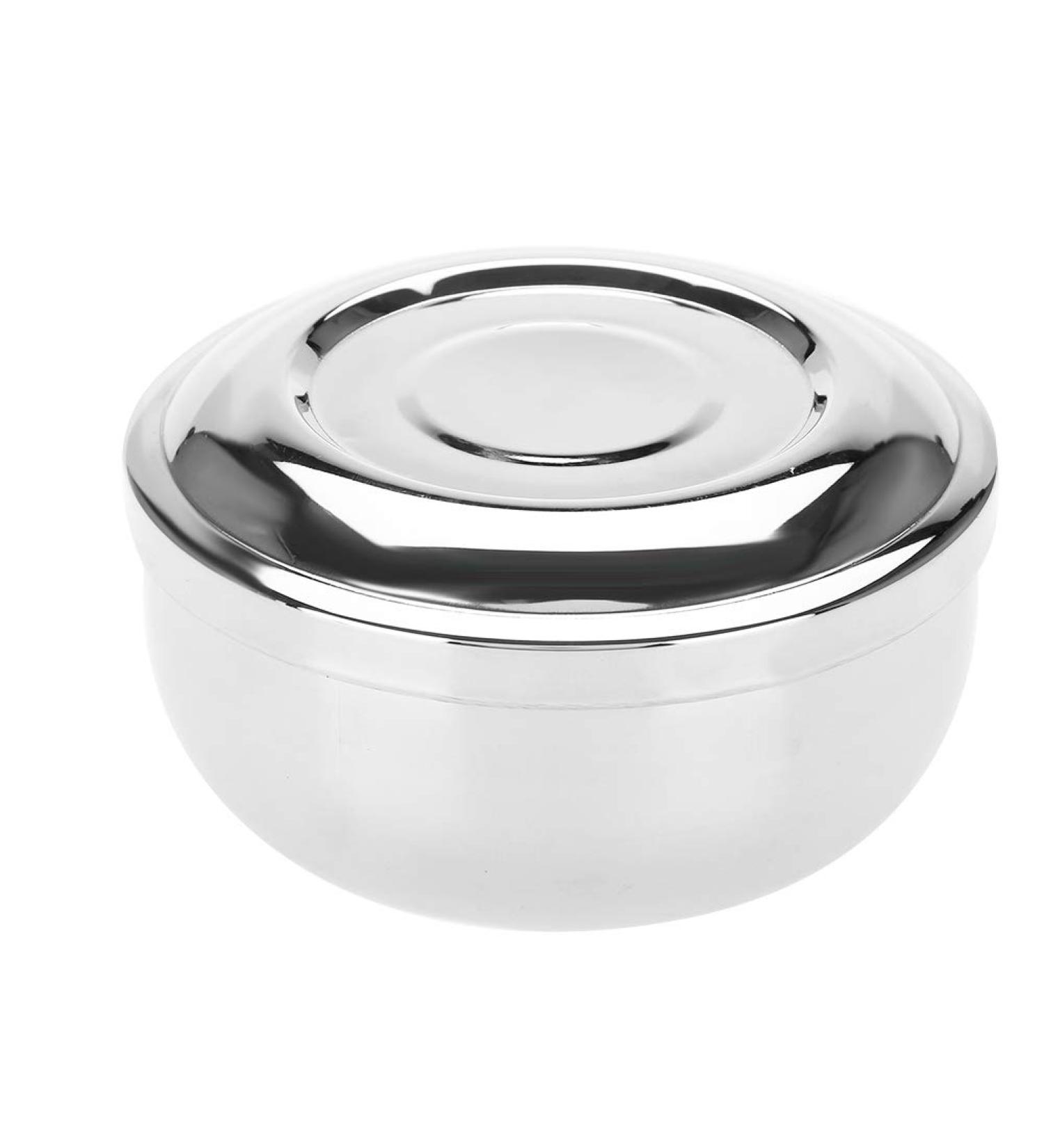 Fyearfly Stainless Steel Shaving Soap Bowl for Men | Universal Beard Mug with Mirror - Perfect for Grooming & Shaving Needs - Buy Online on GoSupps.com