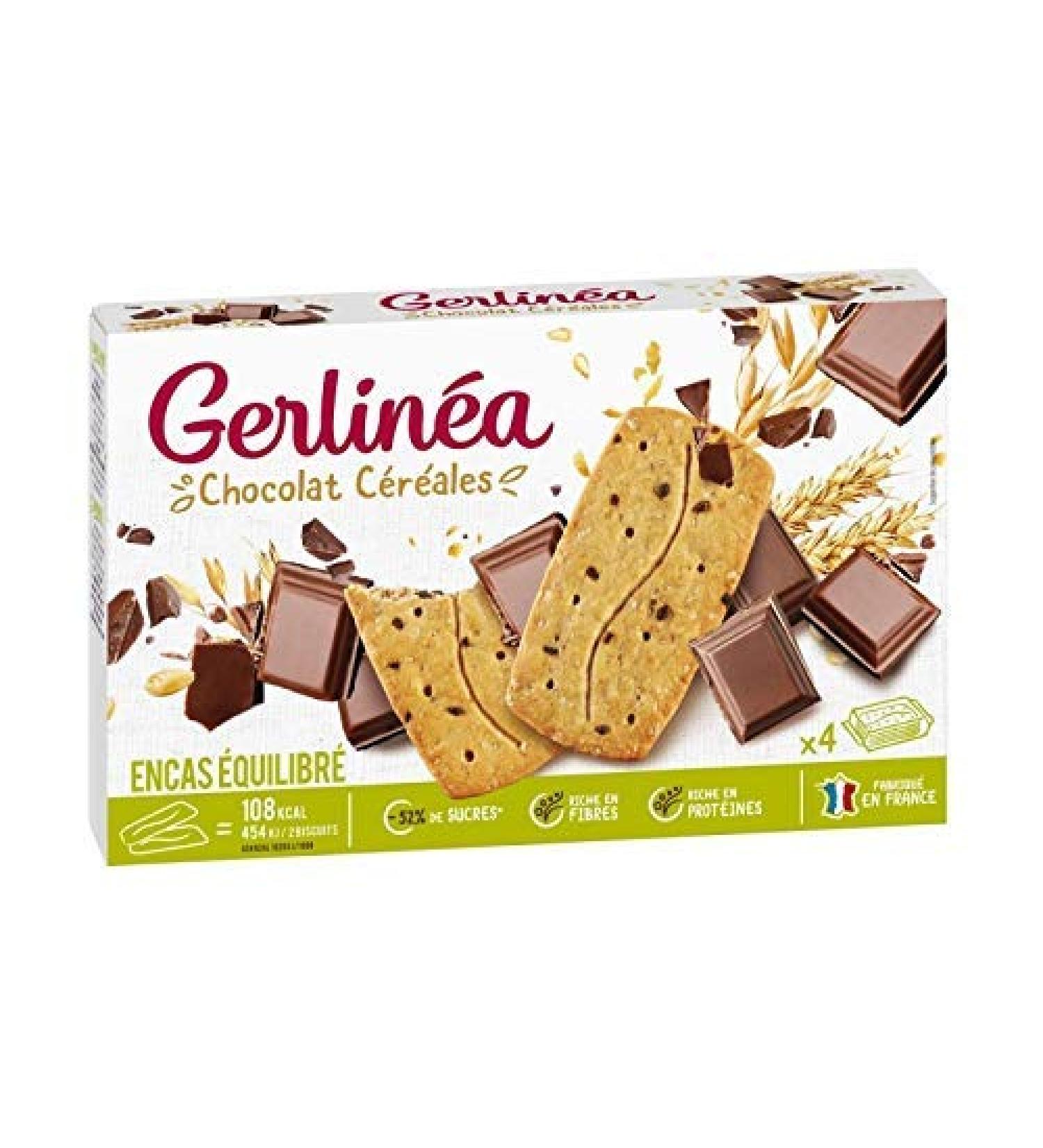 GERLINÉA - Crunchy Morning Biscuit Chocolate Cereals 200G - Pack of 3 - best offer