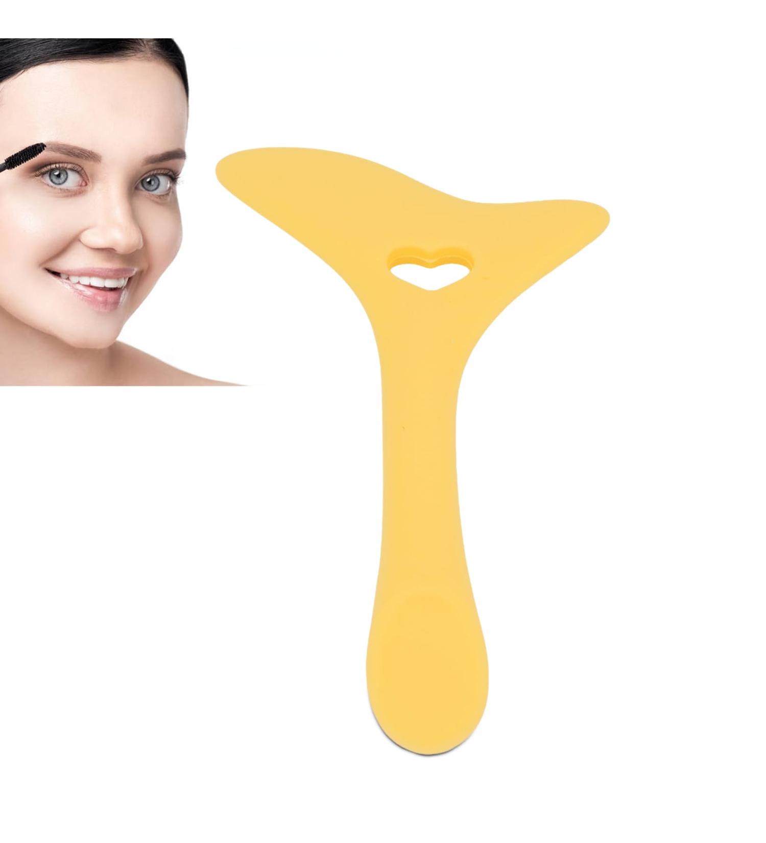 Eyeliner Stencil Professional Silicone Mascara Lipstick Drawing Aid Makeup Applicator Tool Multifunctional Eye Makeup Tool for Beginners(Yellow) - Buy Online on GoSupps.com
