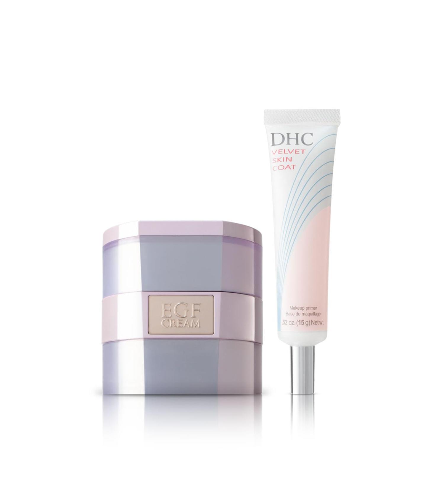 DHC EGF Cream 1.2 oz. Net wt. and Velvet Skin Coat 0.52 oz. Net wt. - Buy Online on GoSupps.com
