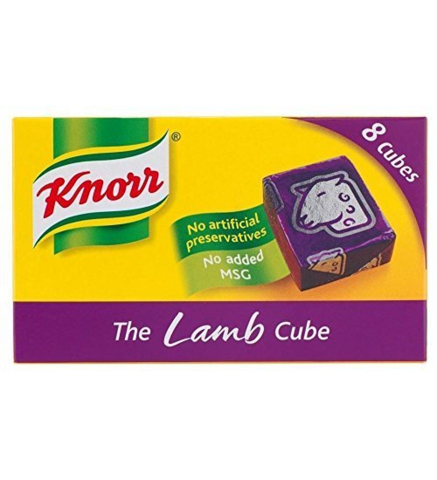 Knorr Stock Lamb Cubes (8x10g) by Knorr