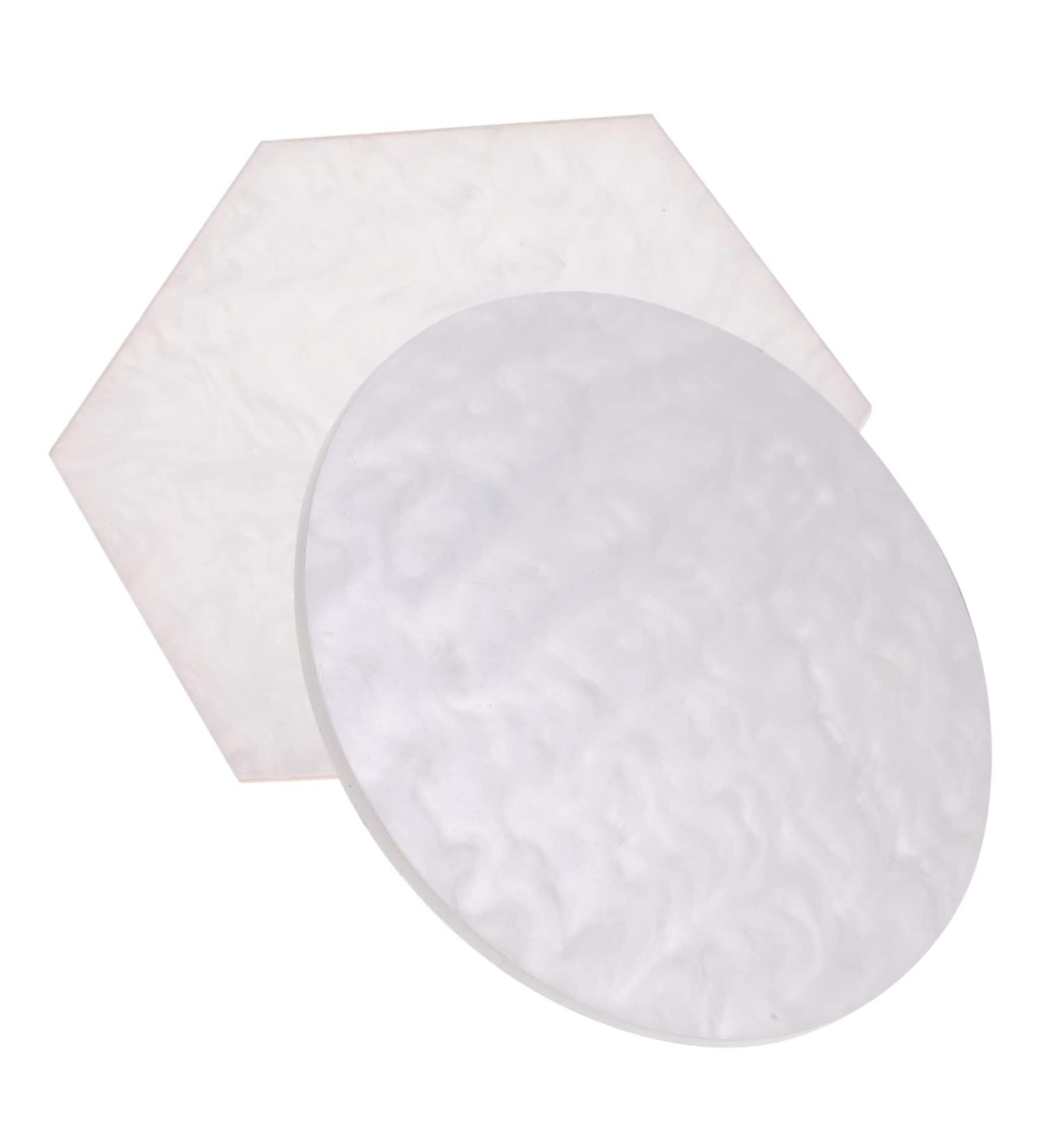  POPETPOP POPETPOP Nail Art Palette Set 2 Pieces Resin Display Tray For Nail Polish And Pigment Mix - Buy Online on GoSupps.com