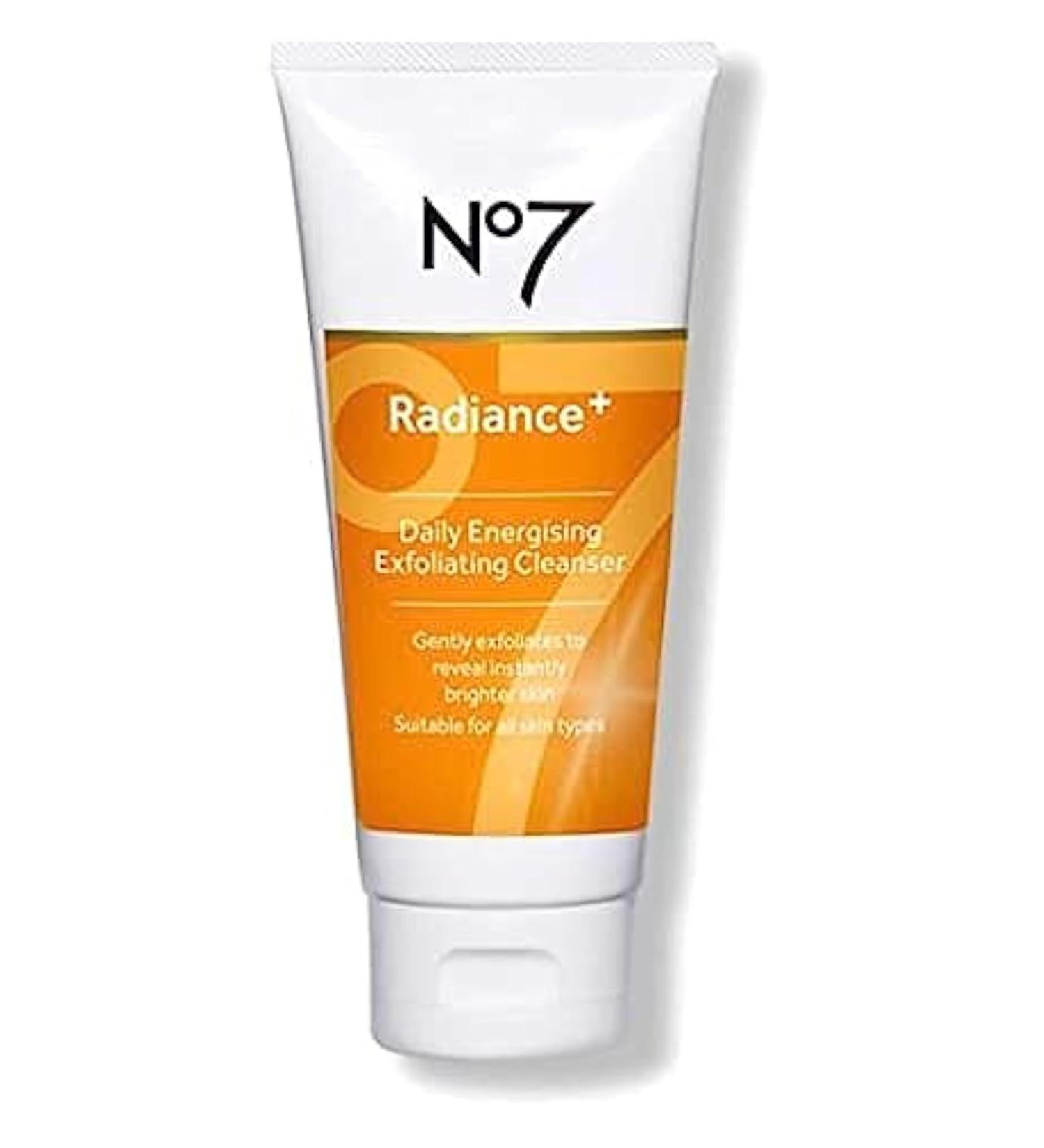 No7 Radiance Plus Daily Energising Exfoliating Face Cleanser 100ml