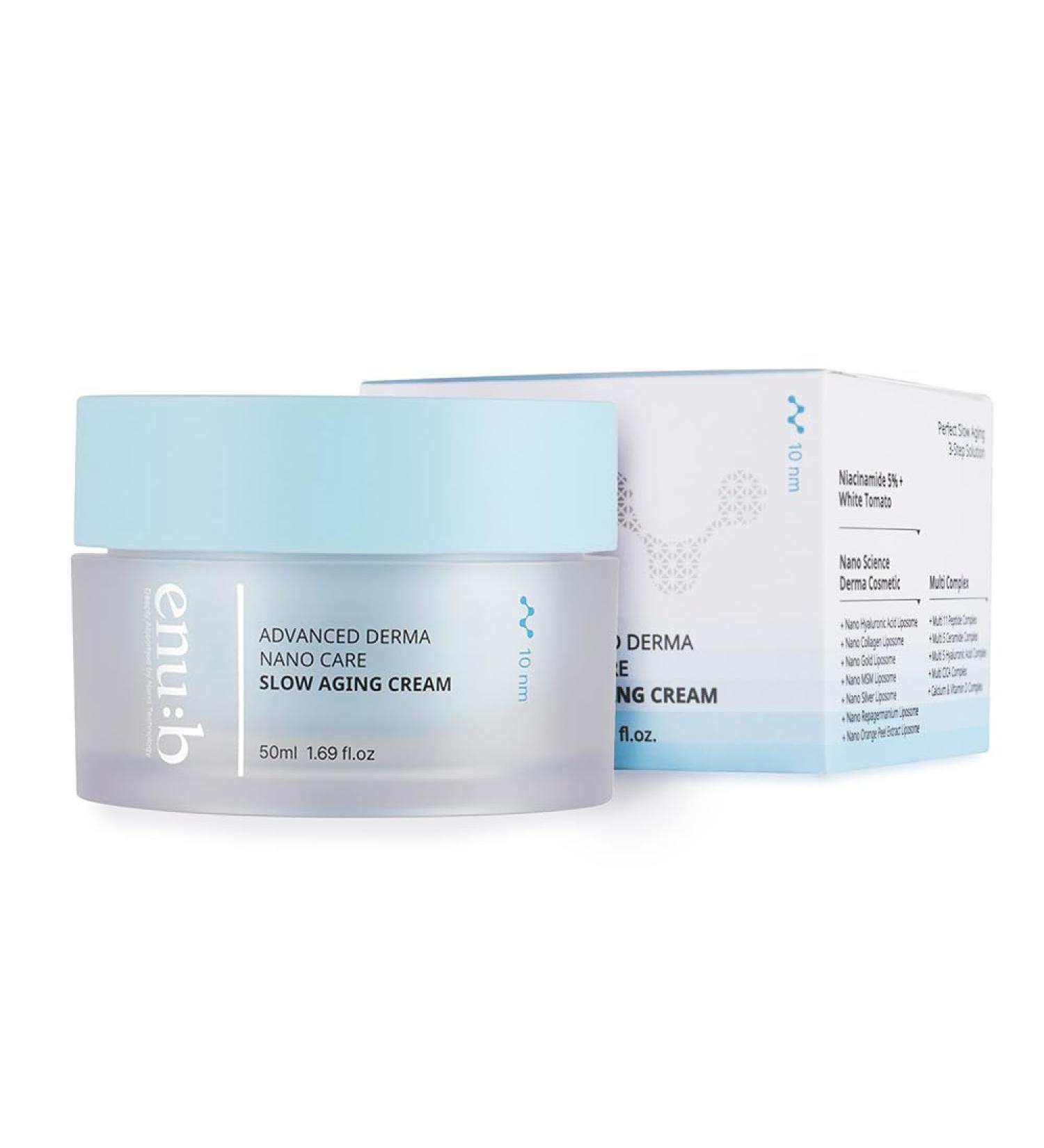 tomnada enu:b Nano Liposome Anti-Aging All-in-One Face Cream with Hyaluronic Acid Niacinamide Adenosine Collagen - Targets Fine Lines & Wrinkles Dermatologist-Tested - Buy Online on GoSupps.com