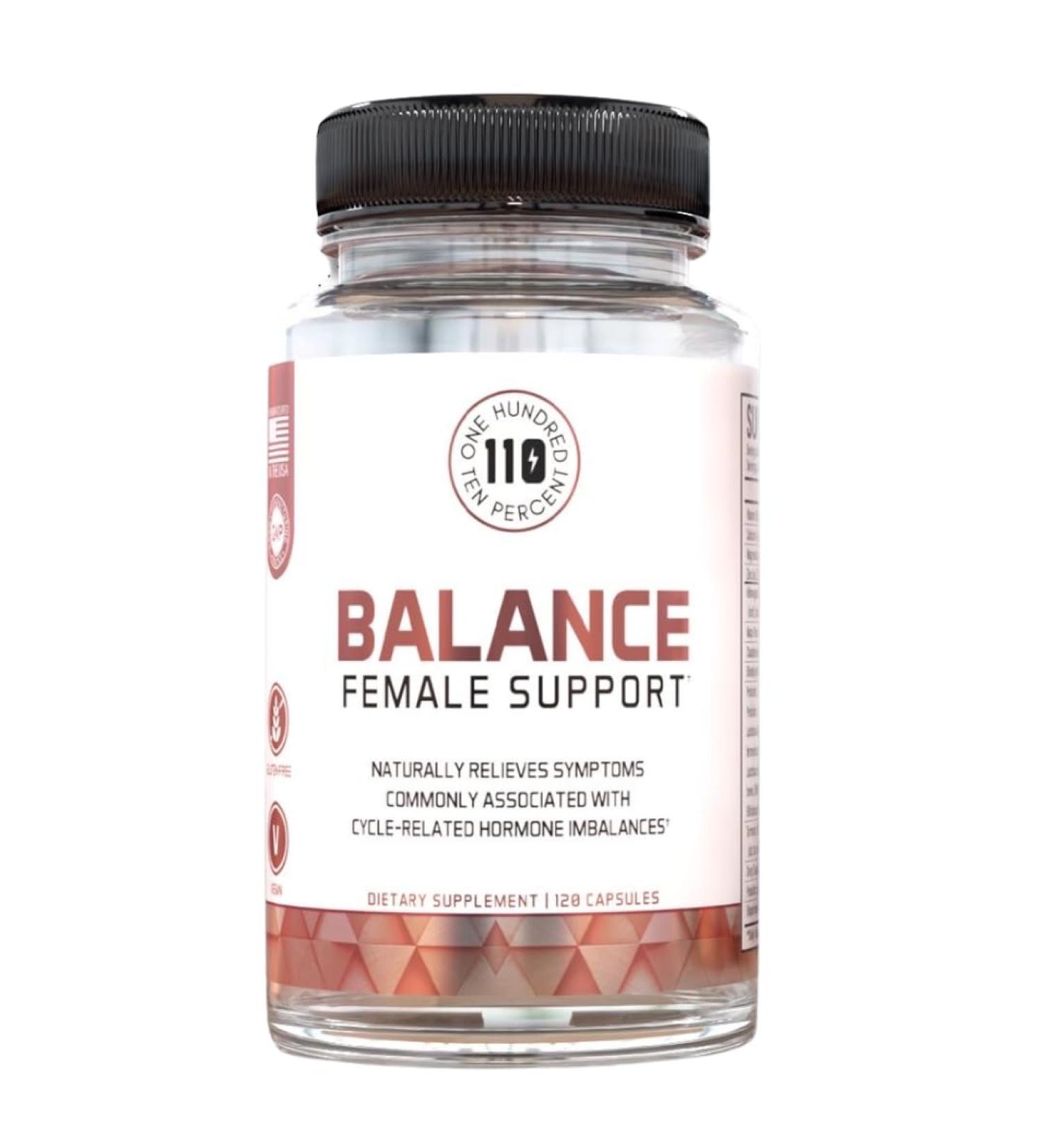 Women's Hormonal Balance Capsules with Probiotics & Prebiotics | Natural Relief for PMS & Menopause | 100 Billion CFU w/ Ashwagandha, Maca & Turmeric - Buy Online on GoSupps.com